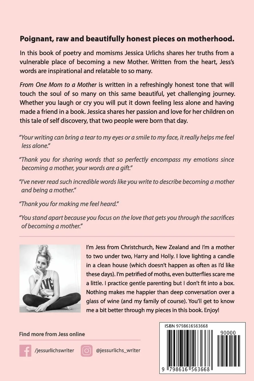 From One Mom to a Mother: Poetry & Momisms
