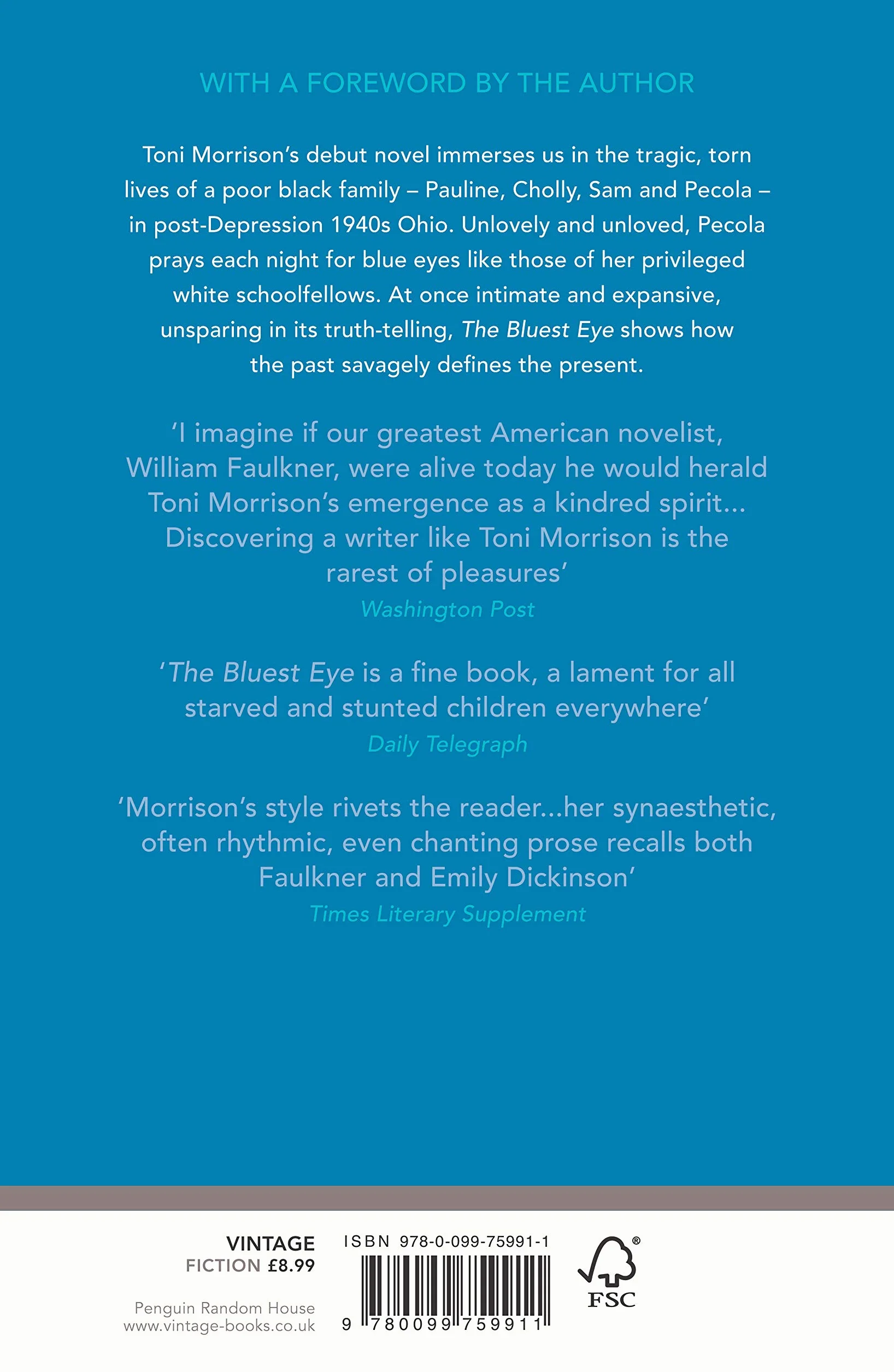 The Bluest Eye: Toni Morrison