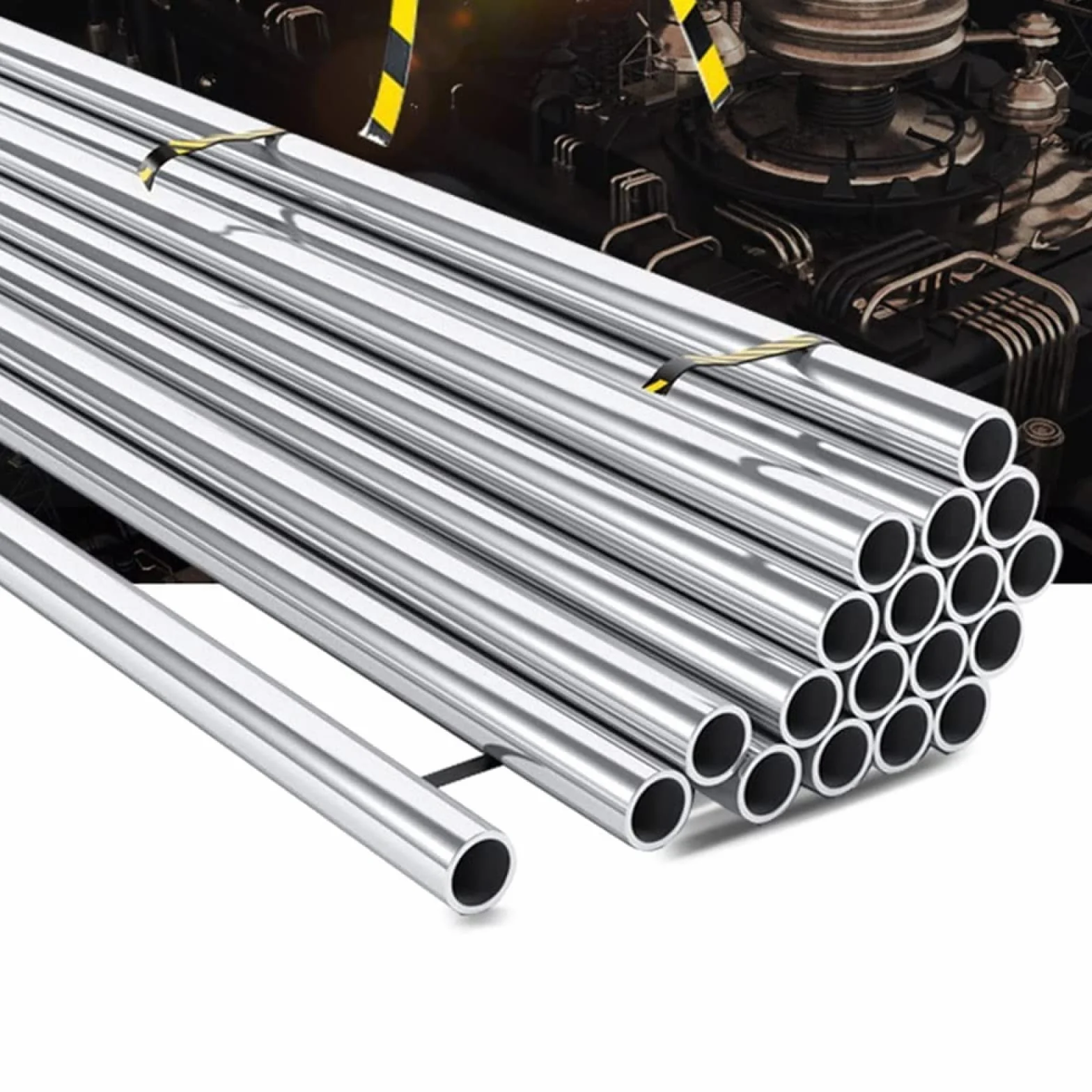 10 szt., cienka rura ze stali nierdzewnej 304, mikrorurka, bezszwowa rura pusta okrągła rura, rura przemysłowa, długość 500 mm, grubość ścianki 0,15 mm, średnica zewnętrzna, 1,3 mm