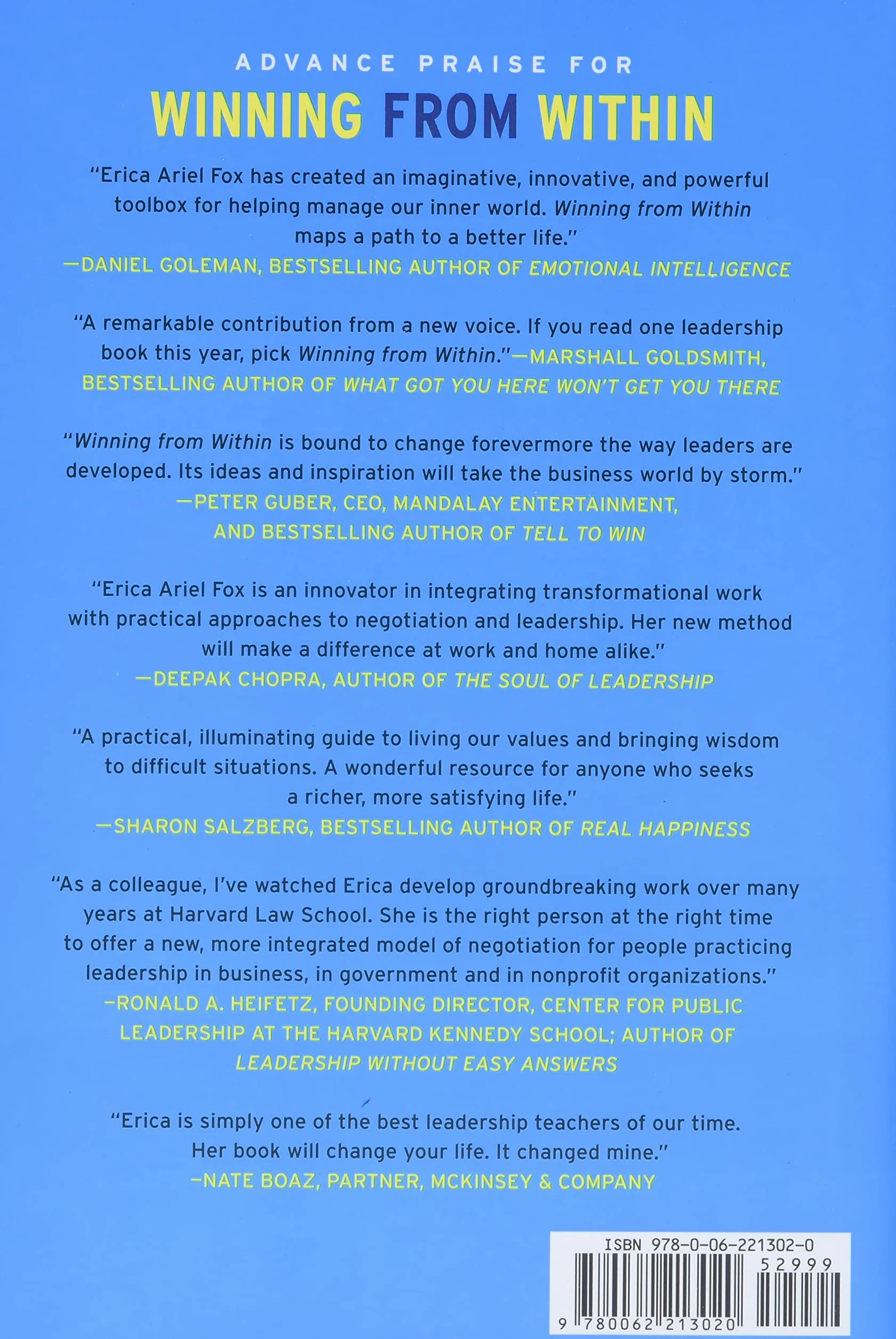 Winning from Within: A Breakthrough Method for Leading, Living, and Lasting Change