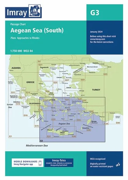 G3 Aegean Sea (South): 1:750.000