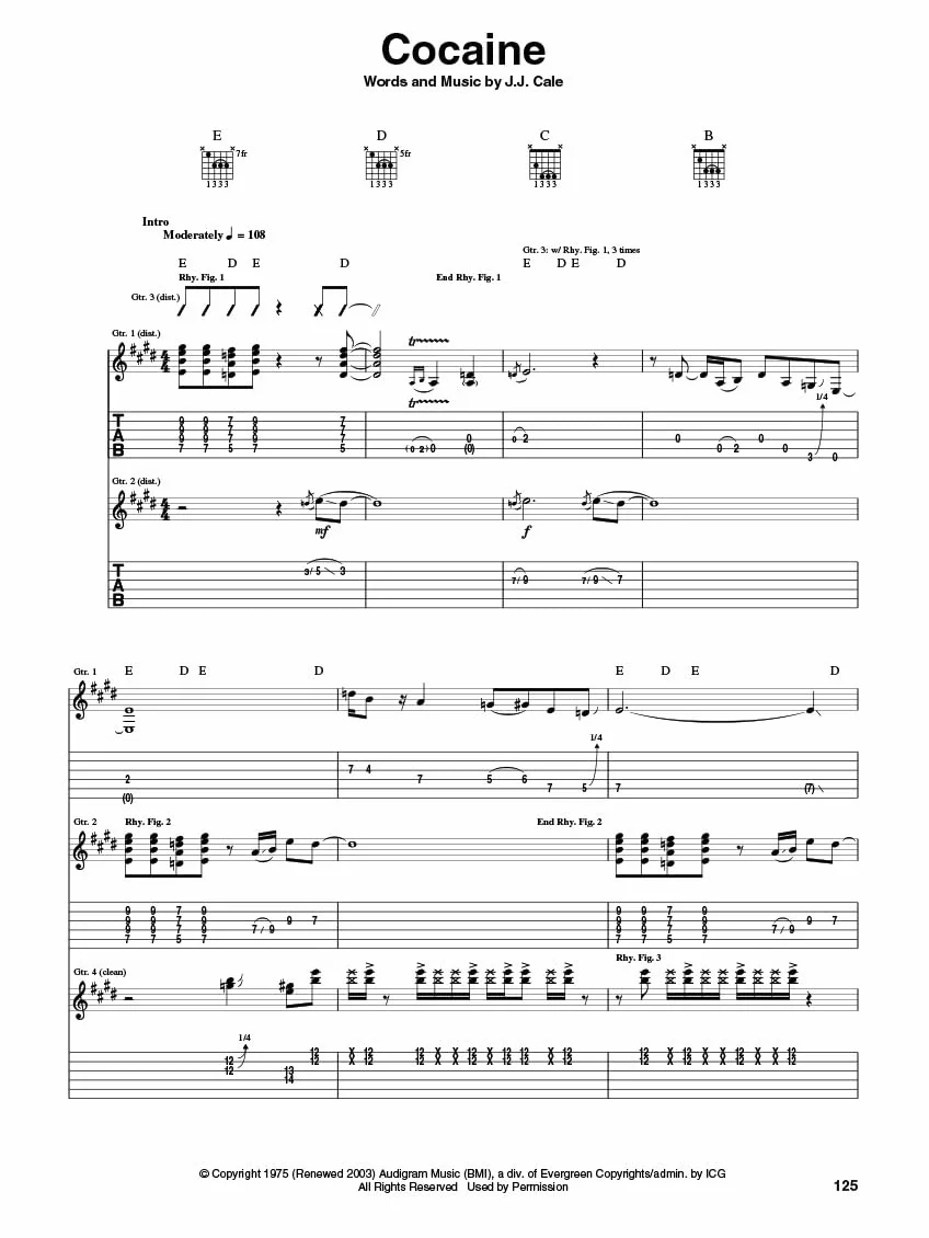 Eric Clapton Complete Clapton Guitar Recorded Version