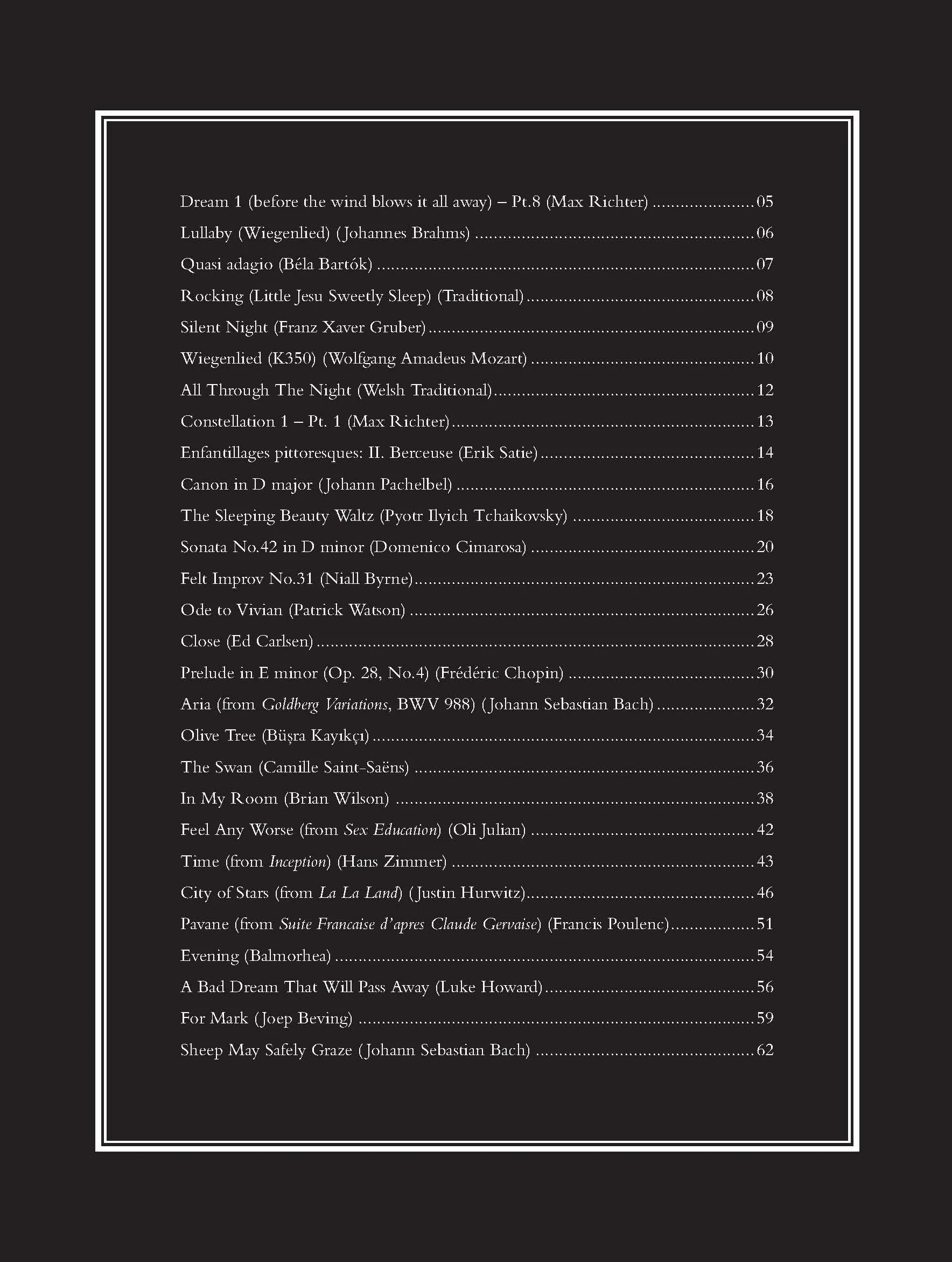 The Faber Music Night Time Piano Anthology: A collection of peaceful piano solos inspired by the night