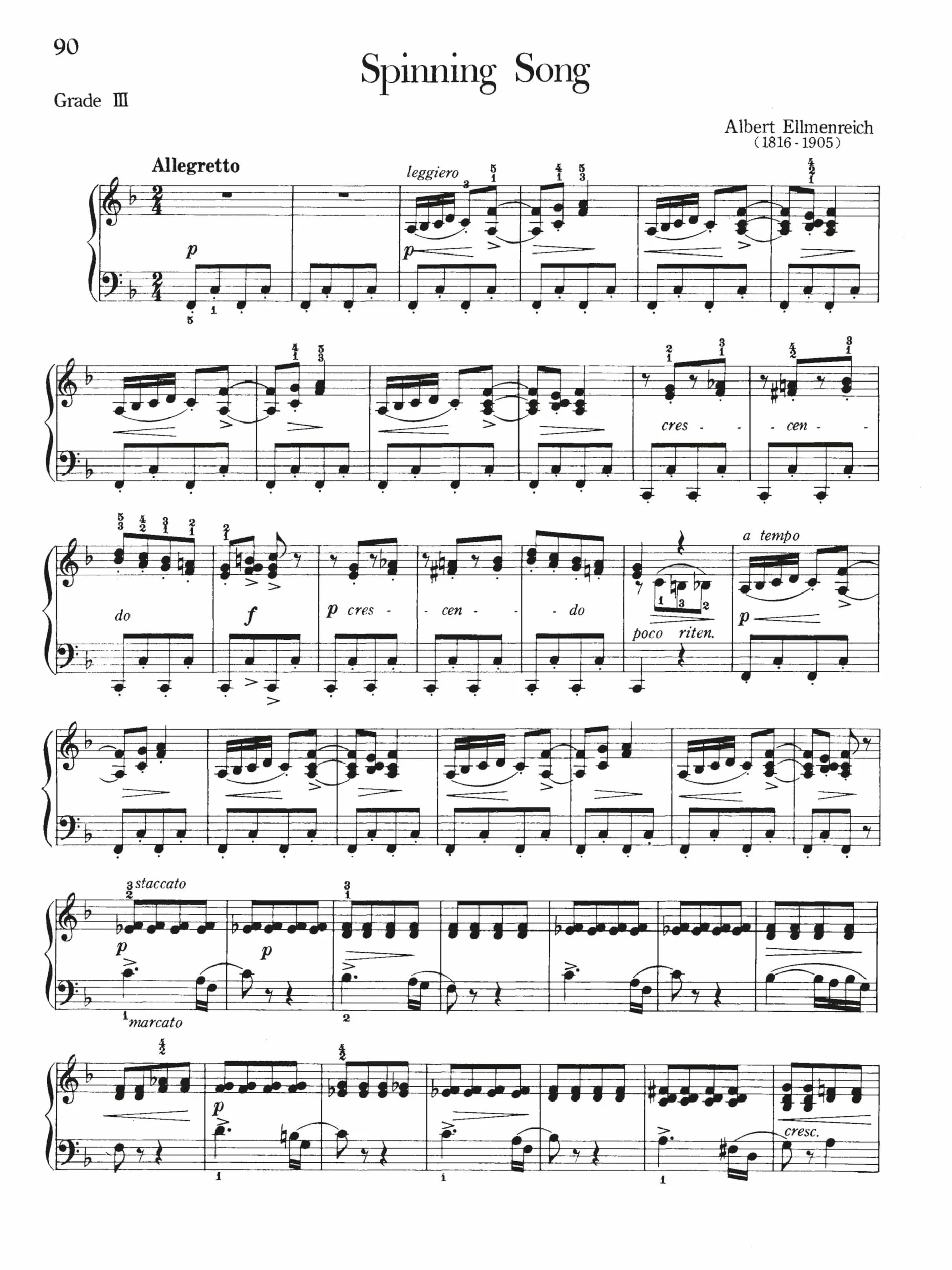 Maxwell Eckstein Piano Pieces for Children EFS 3 Recueil Everybody's Favorite Series No. 3