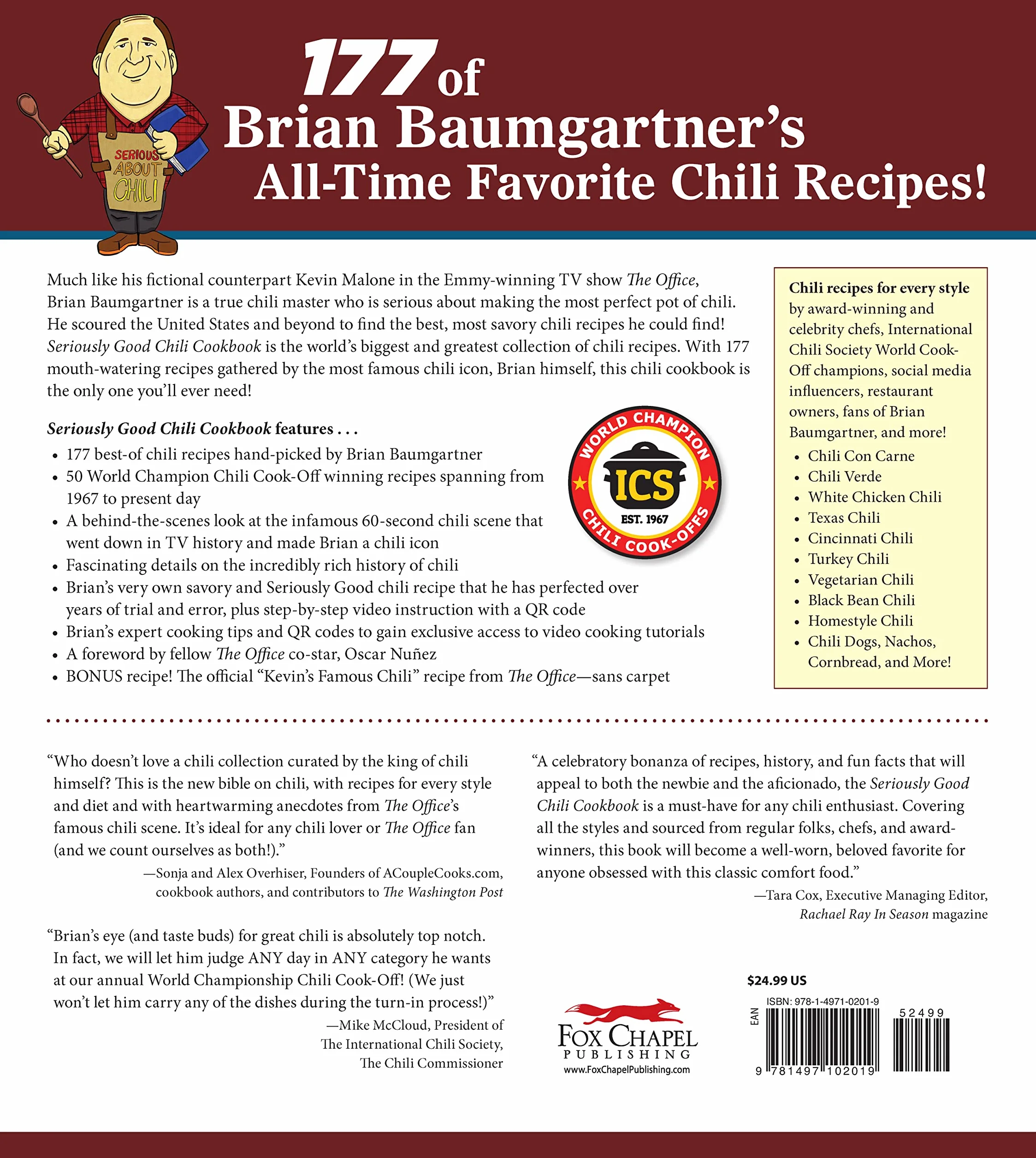 Seriously Good Chili Cookbook: 177 Best World Recipes