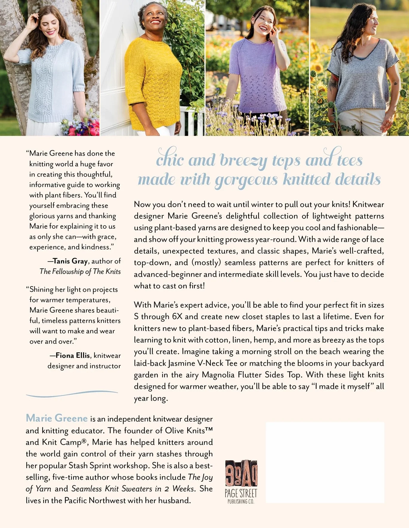 Knitting Light: 20 Mostly Seamless Tops, Tees & More for Warm Weather Wear