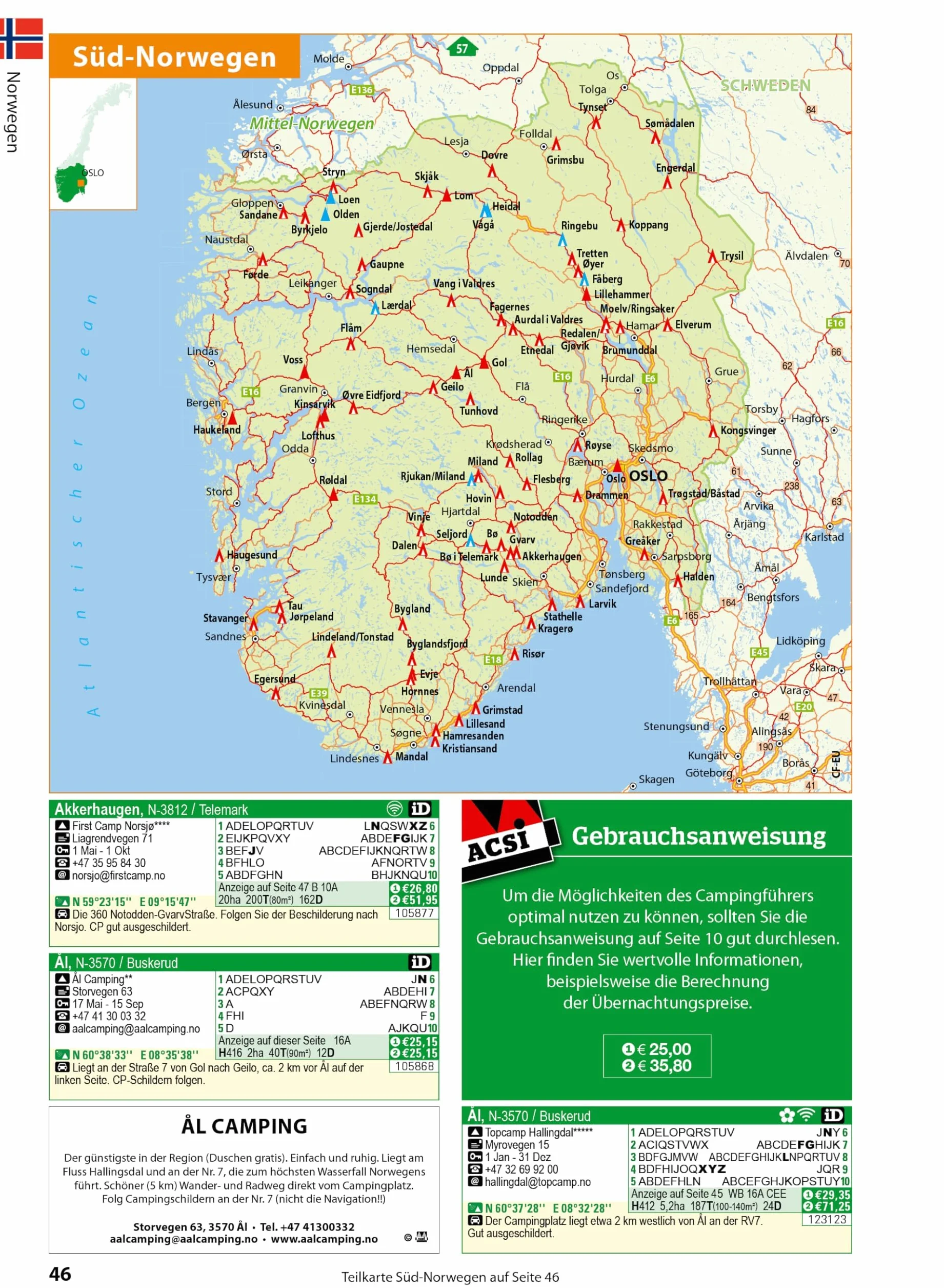 ACSI Campingführer Europa 2026 2 Bände inkl. CampingCard Ermässigungskarte