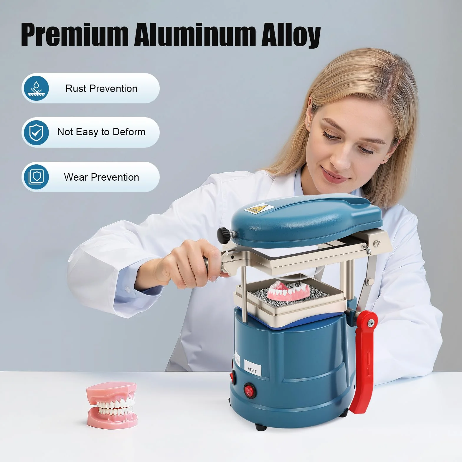 Dental Vacuum Maszyna do formowania próżniowego, 800 W, laboratorium dentystyczne, próżniowa maszyna do formowania dentystycznego, termoformowanie