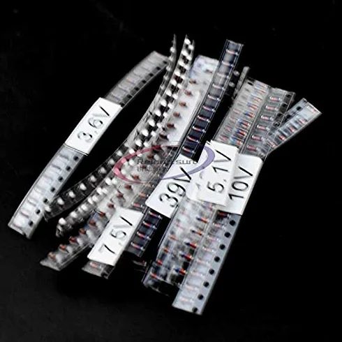 Łącznie 280 szt. 14 rodzajów po 20 szt. ZMM SMD Regulator Dioda Zenera Pakiet 3V-39V LL34 1206
