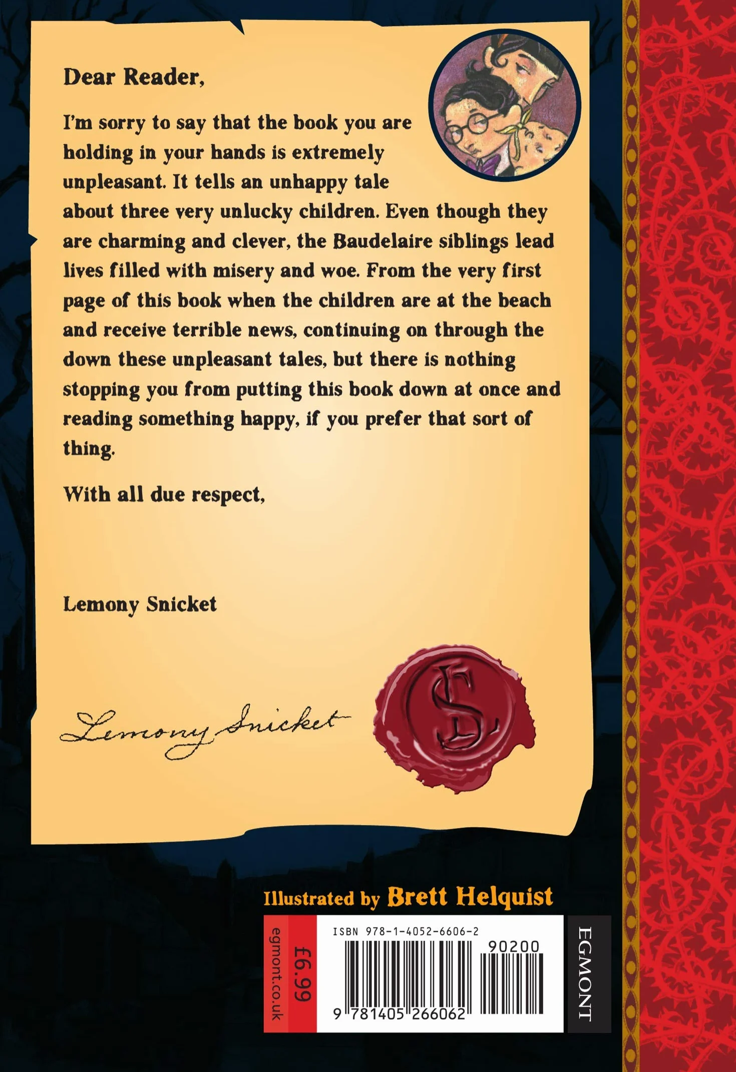 The Bad Beginning: Lemony Snicket's Classic Children's Mystery Series Book 1