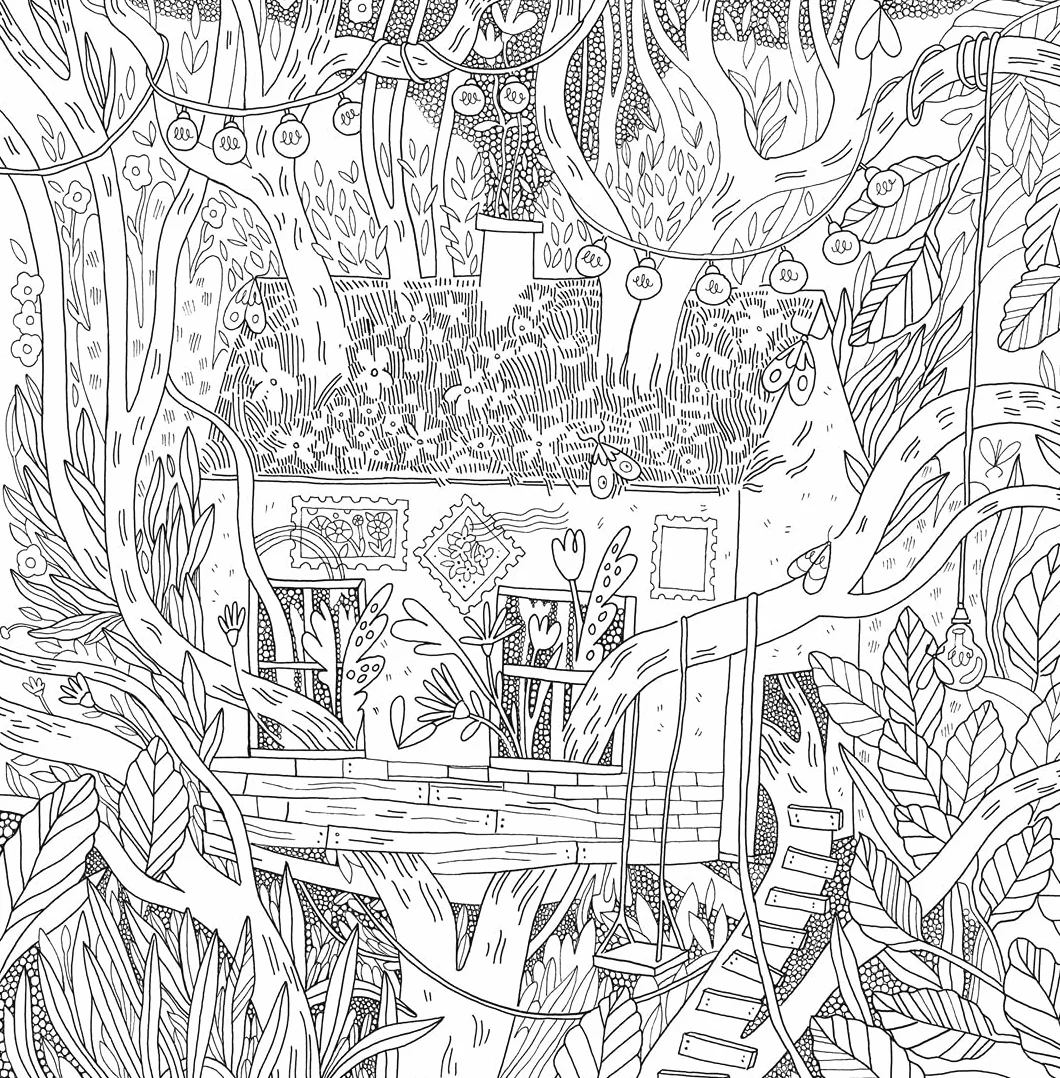 Dreamland: Coloring Whimsical Worlds