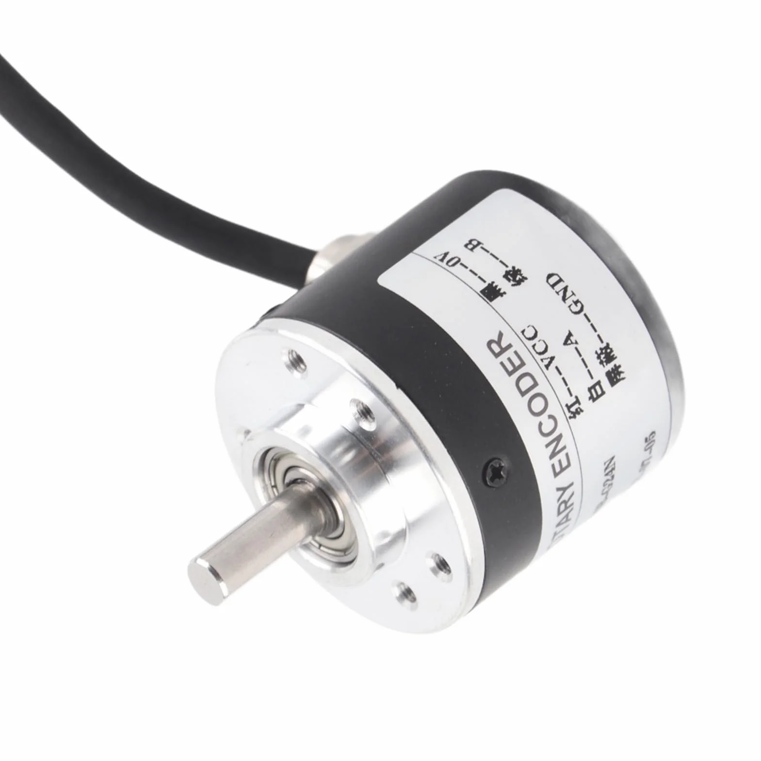 Enkoder Przyrostowy Obrotu 5V-24V AB 2-fazy Wał 6mm 600P/R Czujnik Magnetoelektryczny