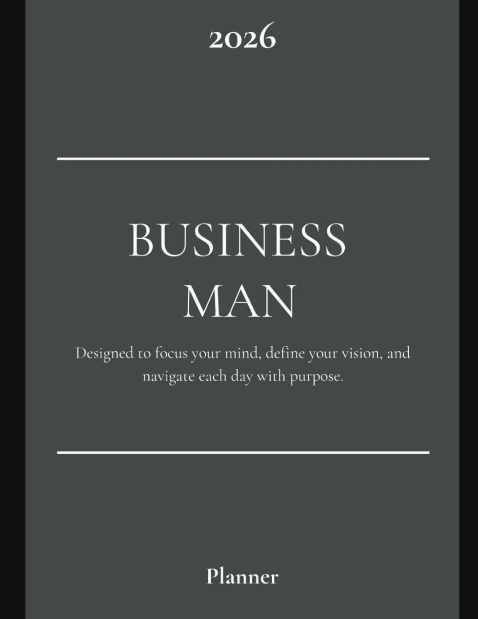 2026 Planner for Business Man - Monthly planner, organizer, calendar (8.5"x11")