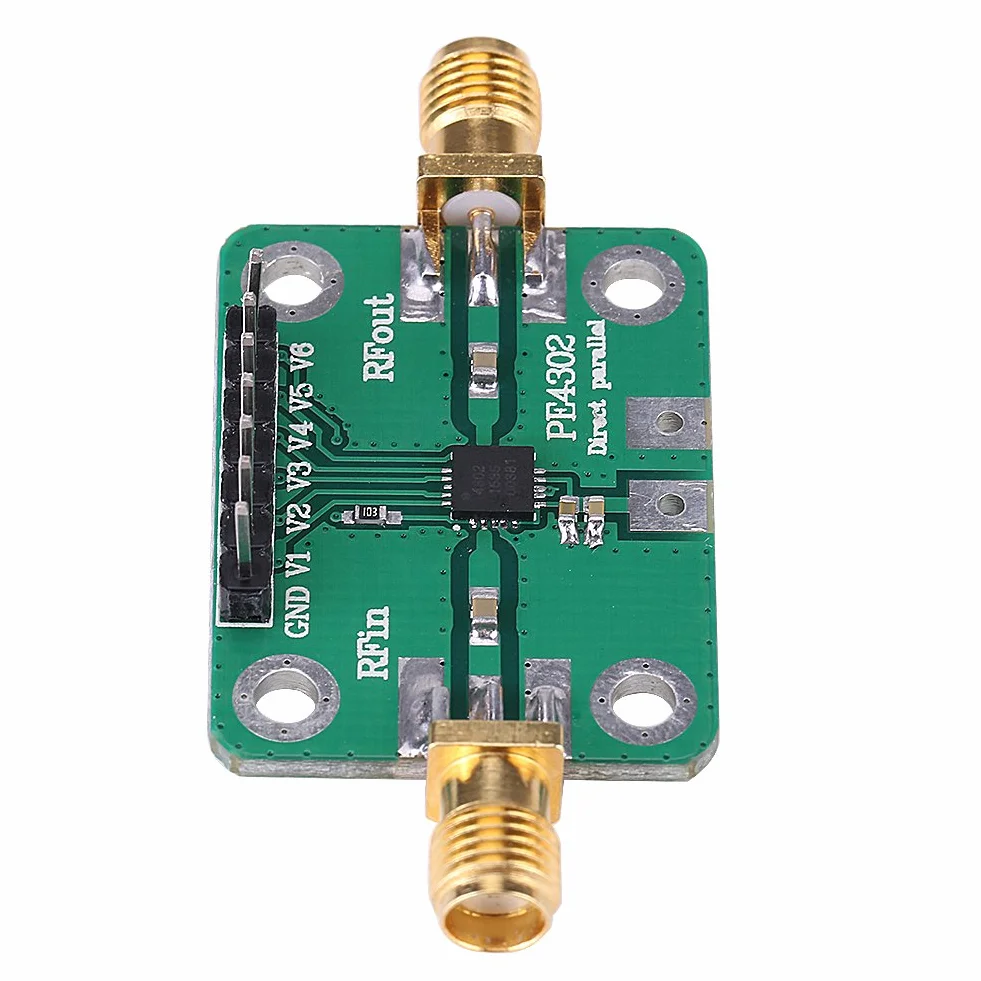Tłumik (maksymalna amortyzacja 31,5d), moduł PE4302 NC Attenuator, cyfrowe sterowanie, tłumik 0,5 dB 6 bit, z gniazdem SMA równolegle Immediate Mode DC 5 V 1 MHz ~ 4 GHz