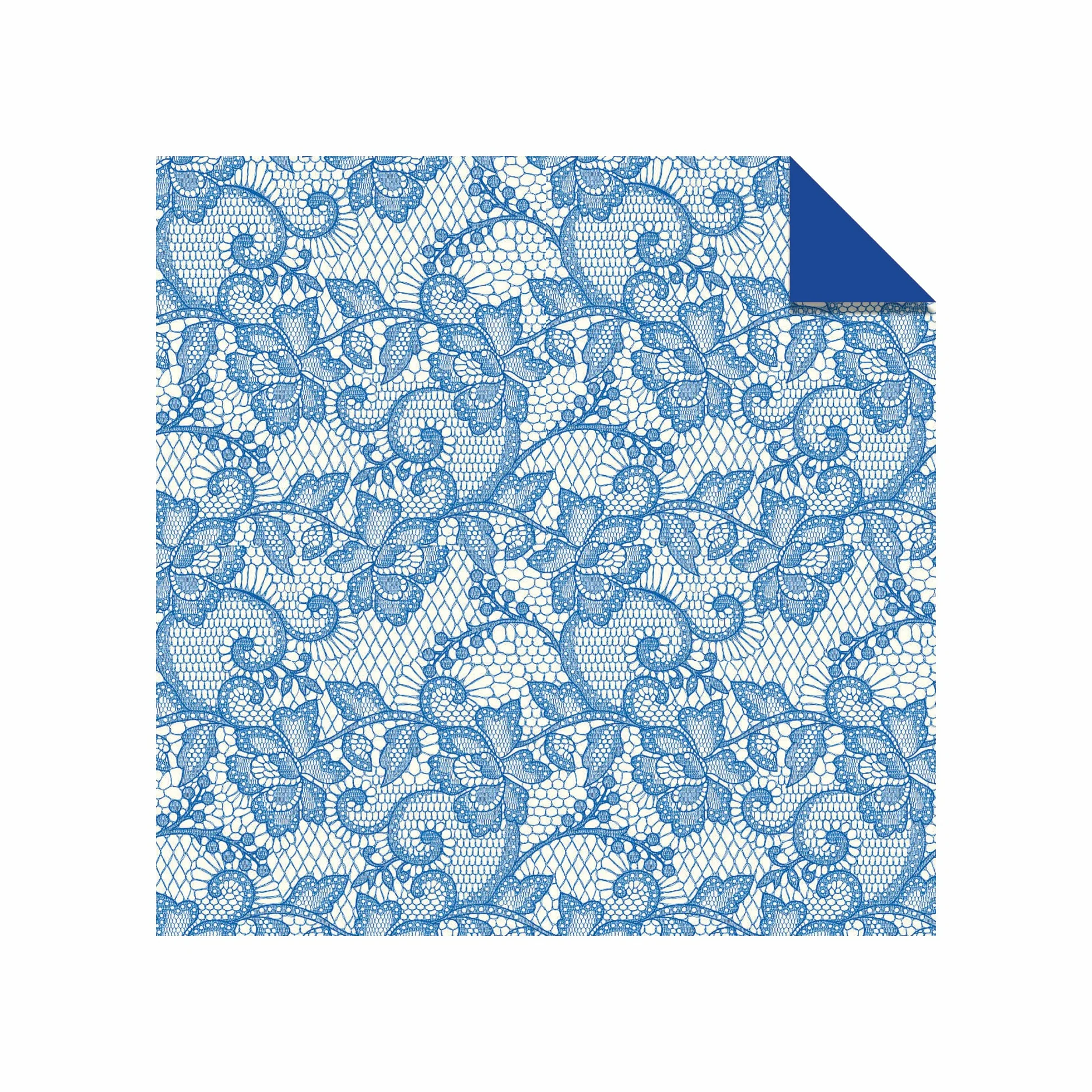 Origami Paper 200 Sheets 6" (15 cm) Double Sided Blue White Patterns 12 Designs