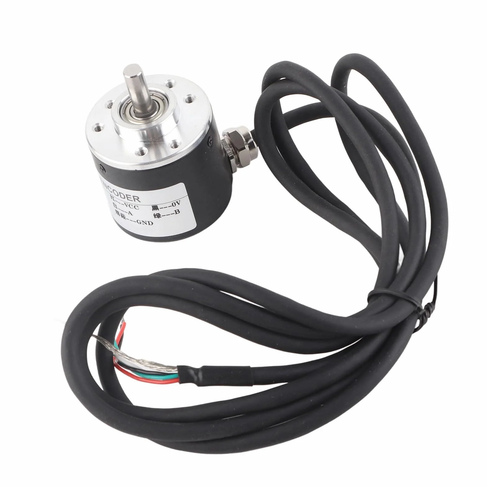 Enkoder Przyrostowy Obrotu 5V-24V AB 2-fazy Wał 6mm 600P/R Czujnik Magnetoelektryczny