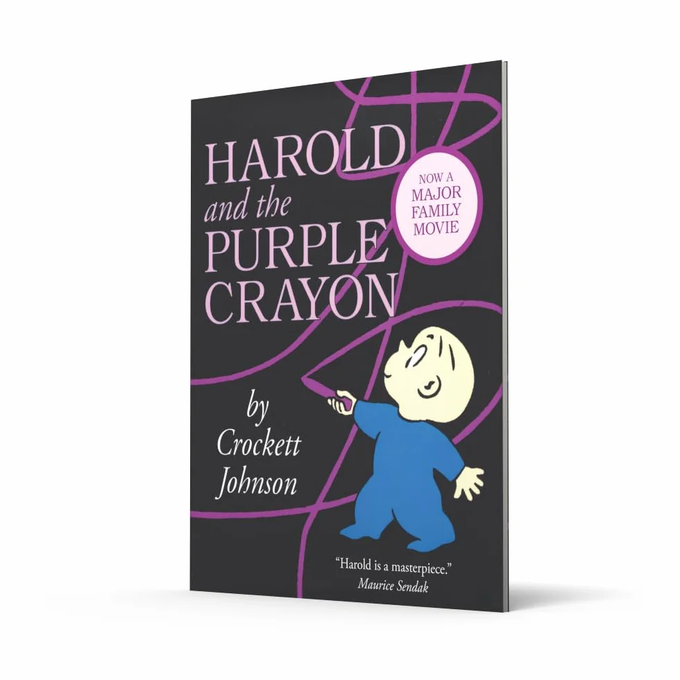 Harold and the Purple Crayon: A beloved classic children’s picture book – now featured in a major family movie, starring Zachary Levi!