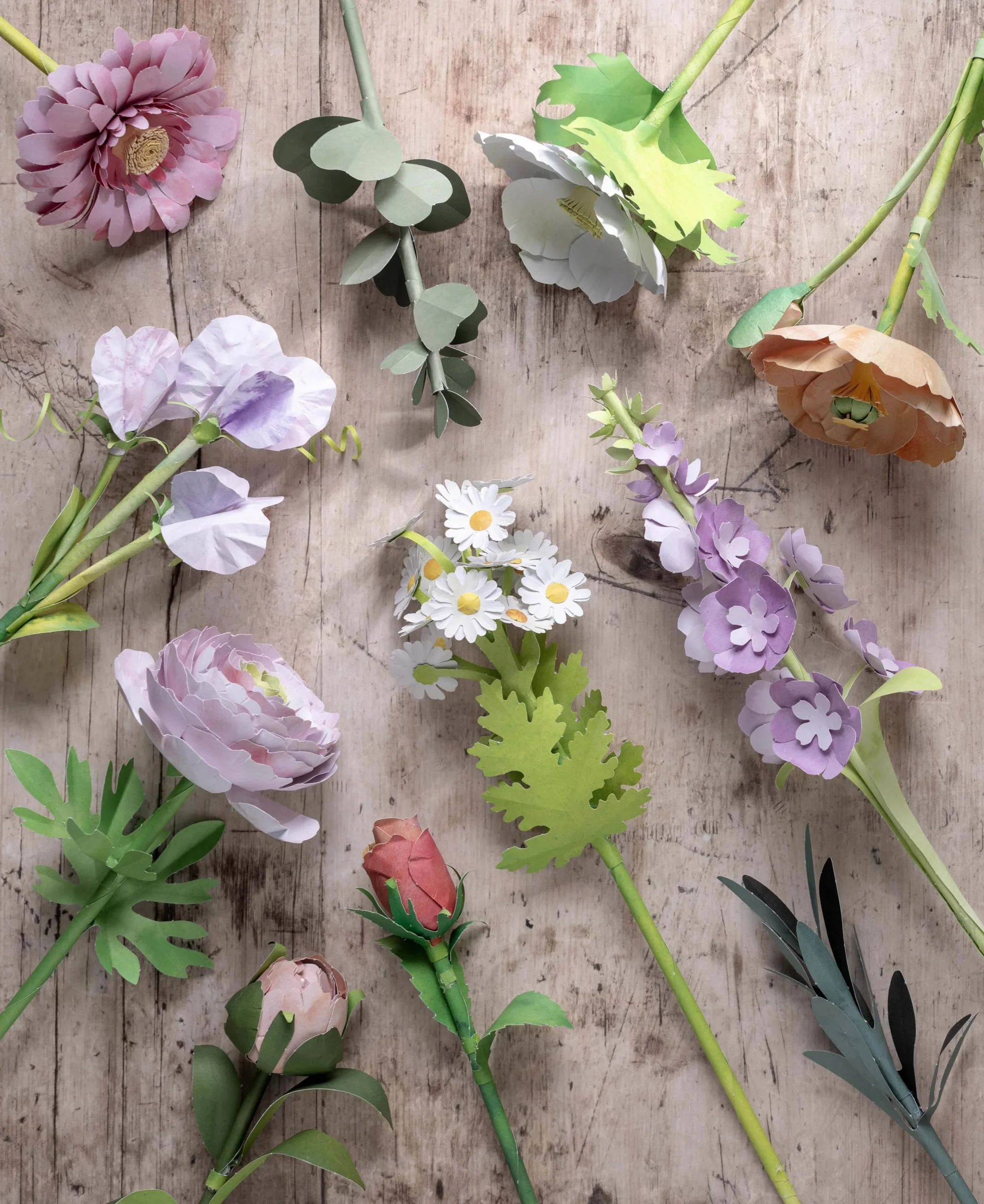 The Bouquet in a Book: Pre-Punched Pages to Press Out and Make: 1