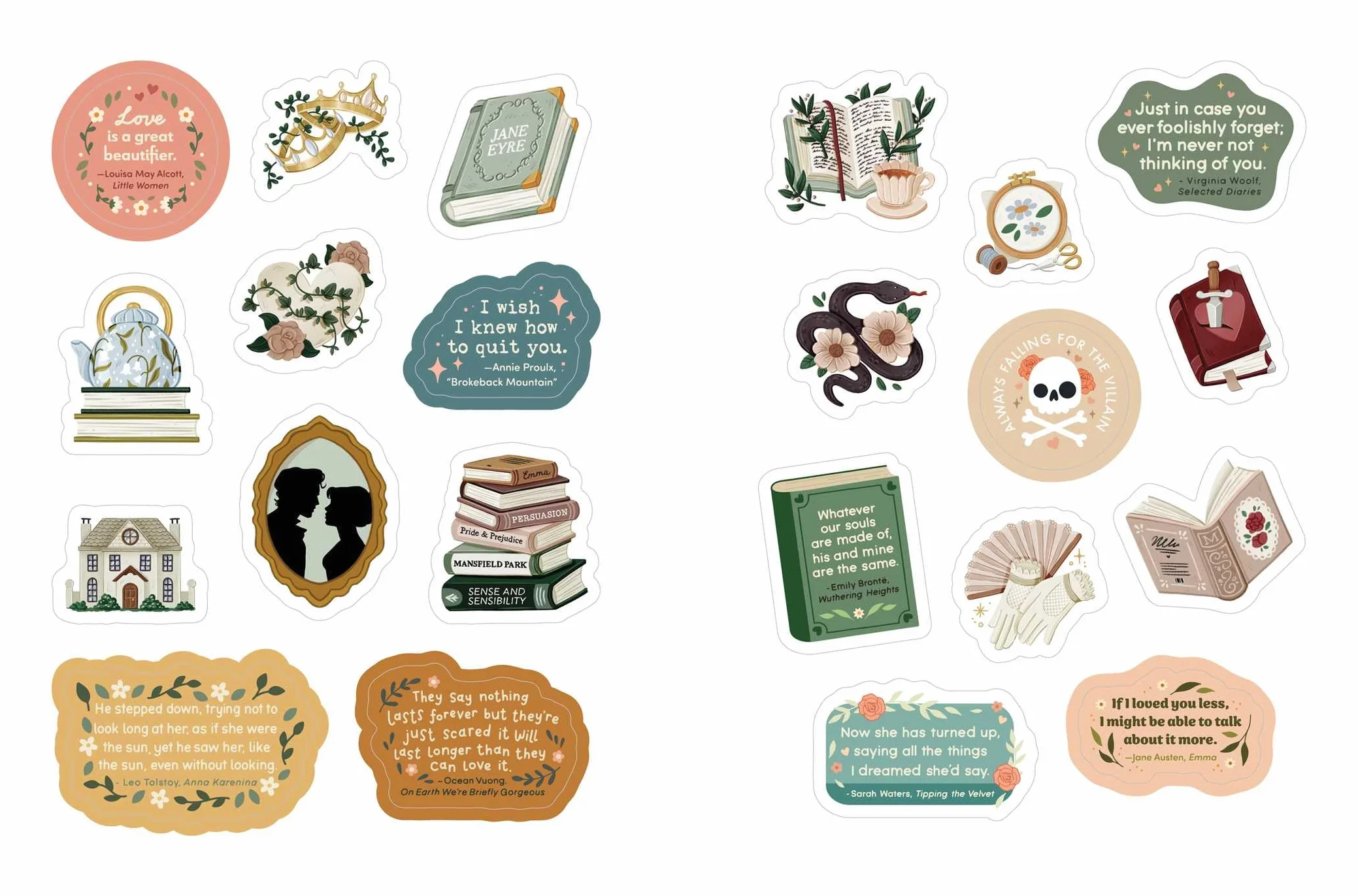 One More Page: A Sticker Book for Book Lovers