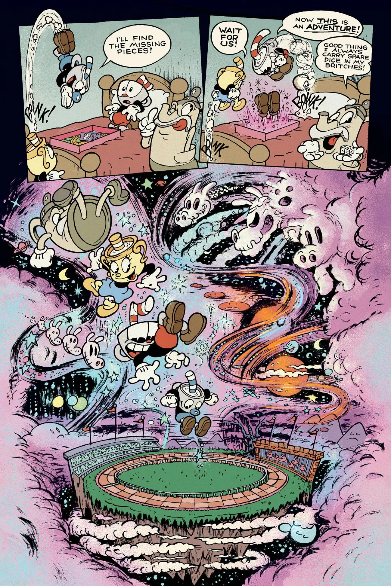 Cuphead Volume 3: Colorful Crack-Ups & Chaos
