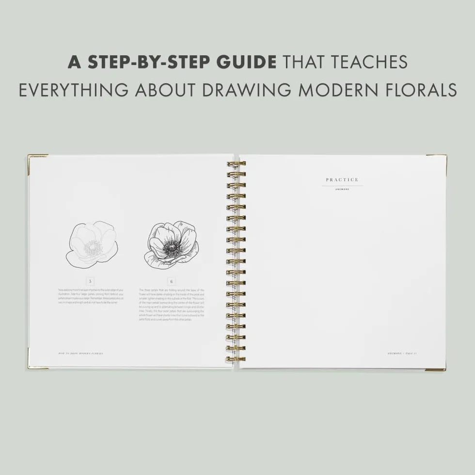 How To Draw Modern Florals: An Introduction To The Art of Flowers, Cacti, and More