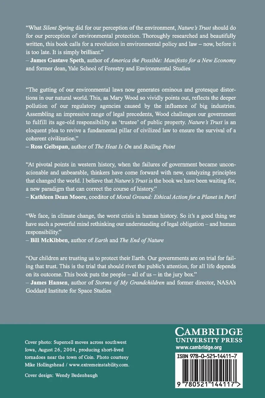 Nature's Trust: Environmental Law for a New Ecological Age