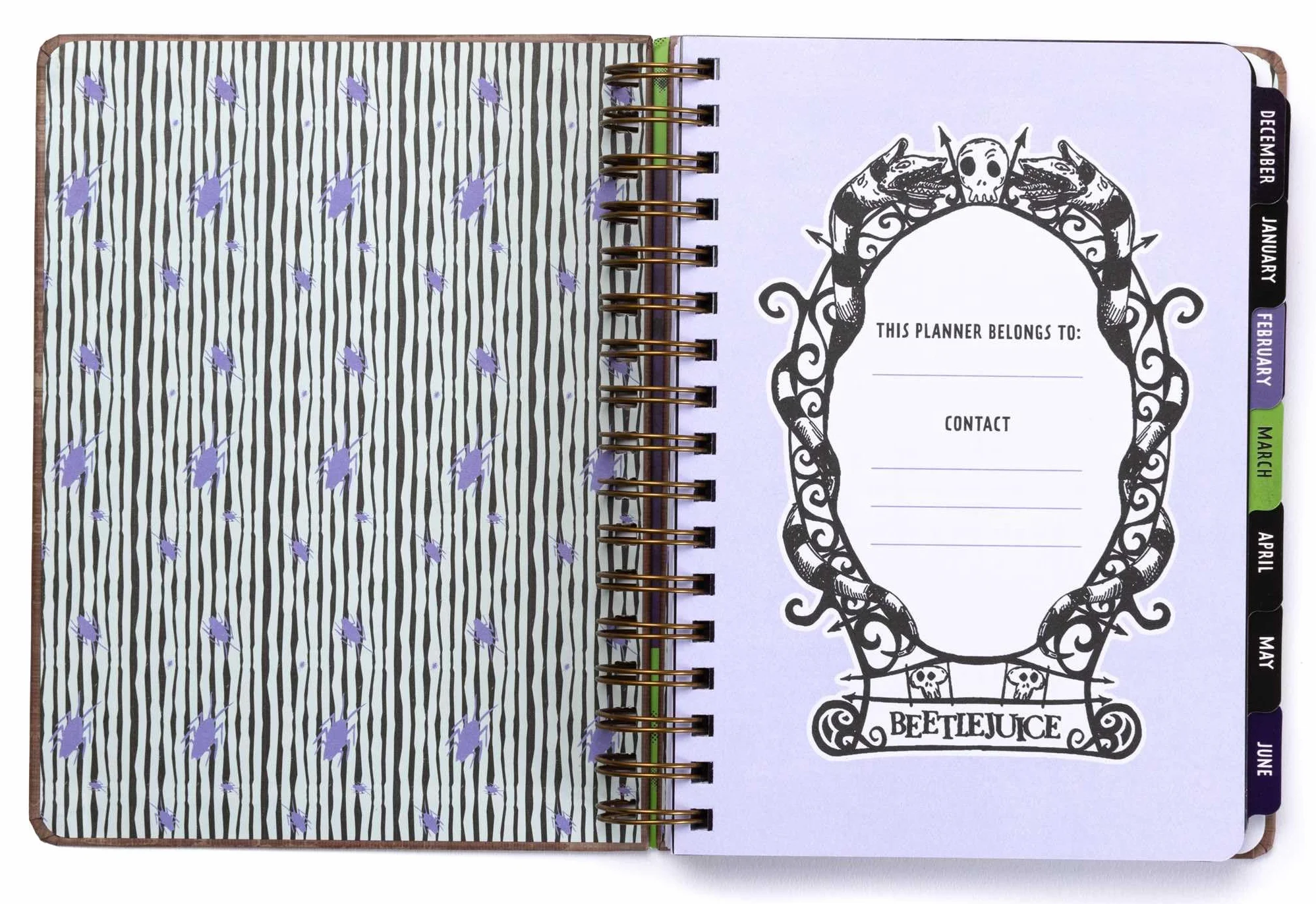 Beetlejuice 13-Month Weekly Planner 2025