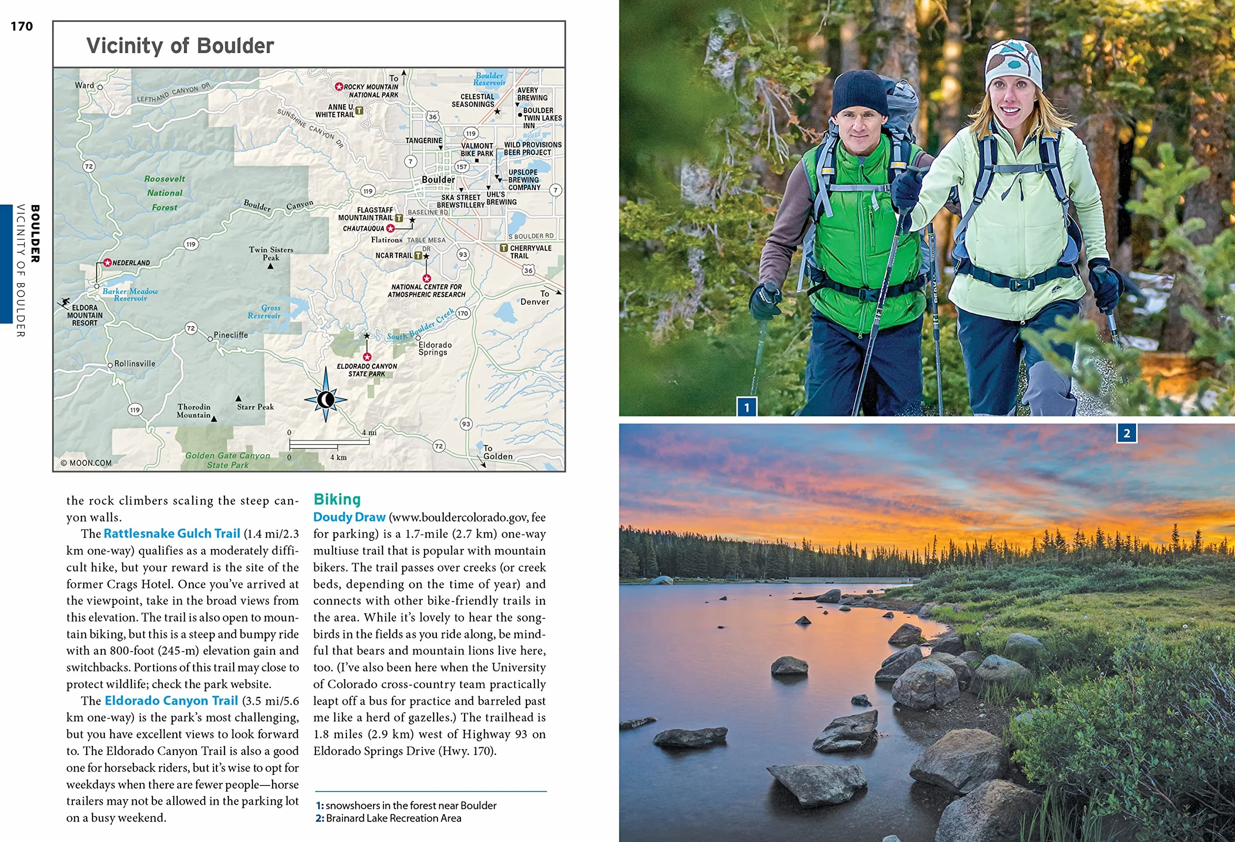 Moon Denver, Boulder & Colorado Springs: Getaways, Outdoor Recreation, Bites & Brews