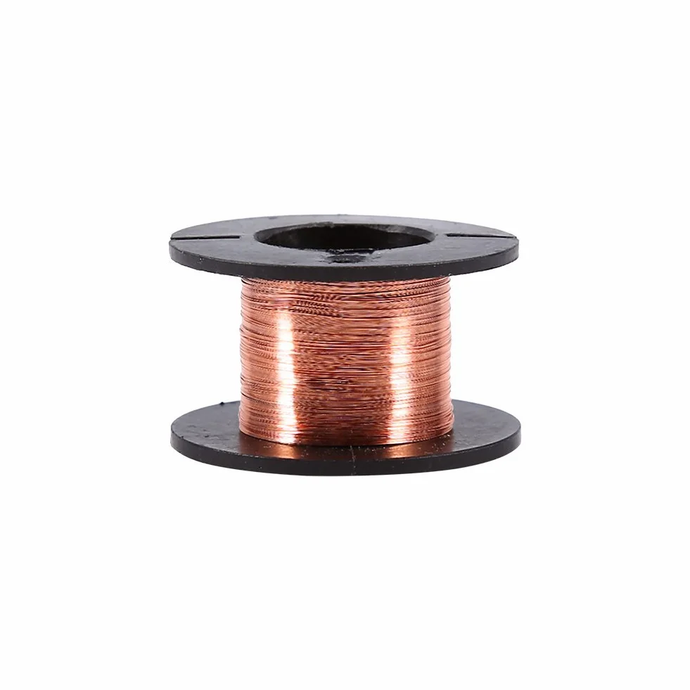 20 rolek / 10 rolek / 5 rolek drut miedziany emaliowany 0,1 mm magnetyczny zwijanie drut naprawczy 15 m do łączenia lub lutowania (10 rolek)