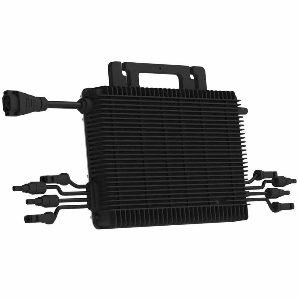 Hoymiles HMS-2000-4T prostownik mikrofalowy do czterech modułów solarnych 2000 W z opcjonalnym WiFi do elektrowni balkonowej (sterowanie: 0% zgodnie z §12 ust. 3 UstG)