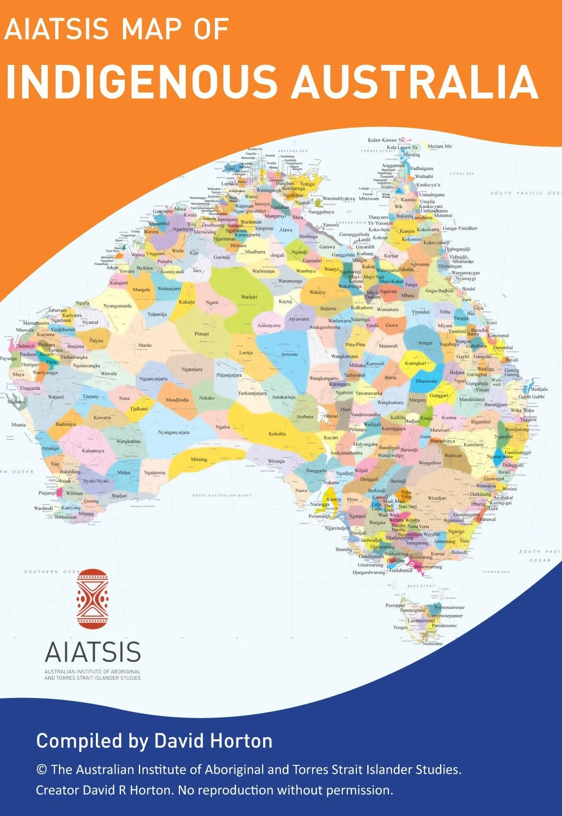 Aboriginal Australia Map - Large Folded