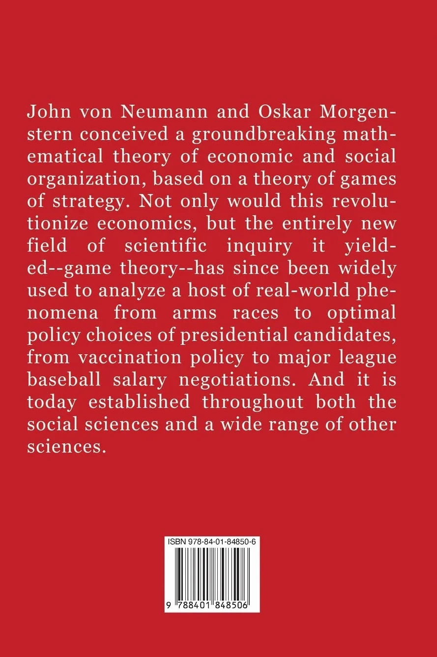 Theory of Games and Economic Behavior