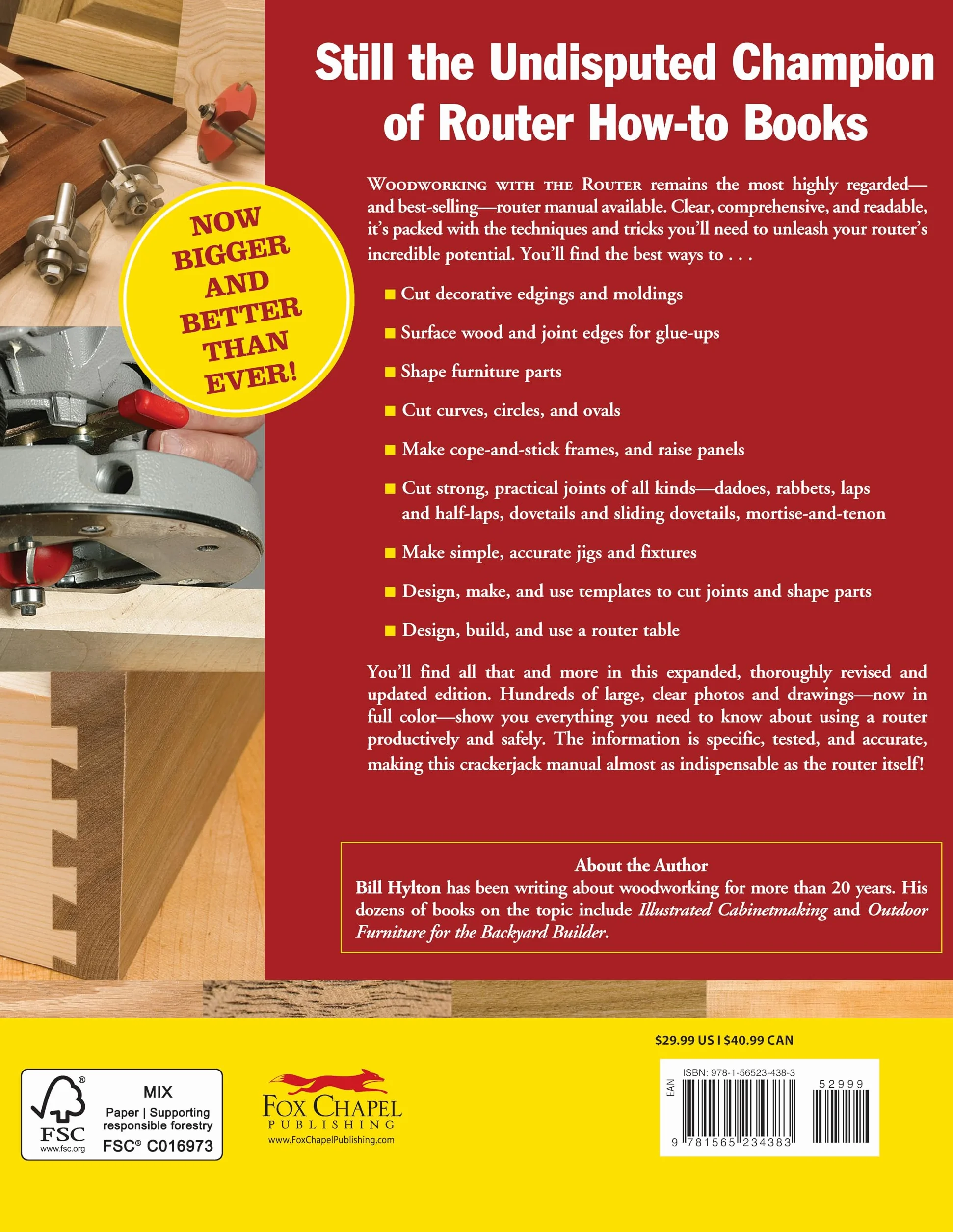 Woodworking with the Router: Professional Router Techniques and Jigs Any Woodworker Can Use