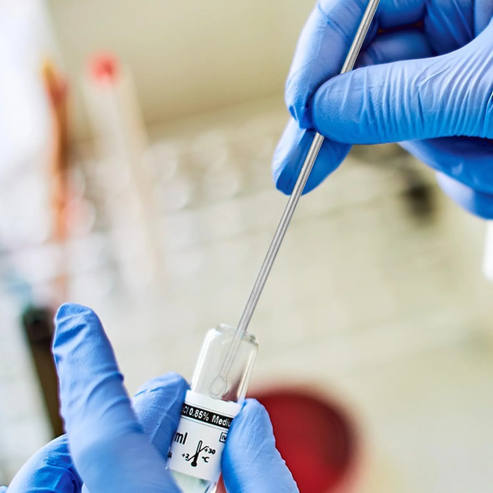 Szpatułki laboratoryjne ze stali nierdzewnej, mikroszpatułki 4 sztuki