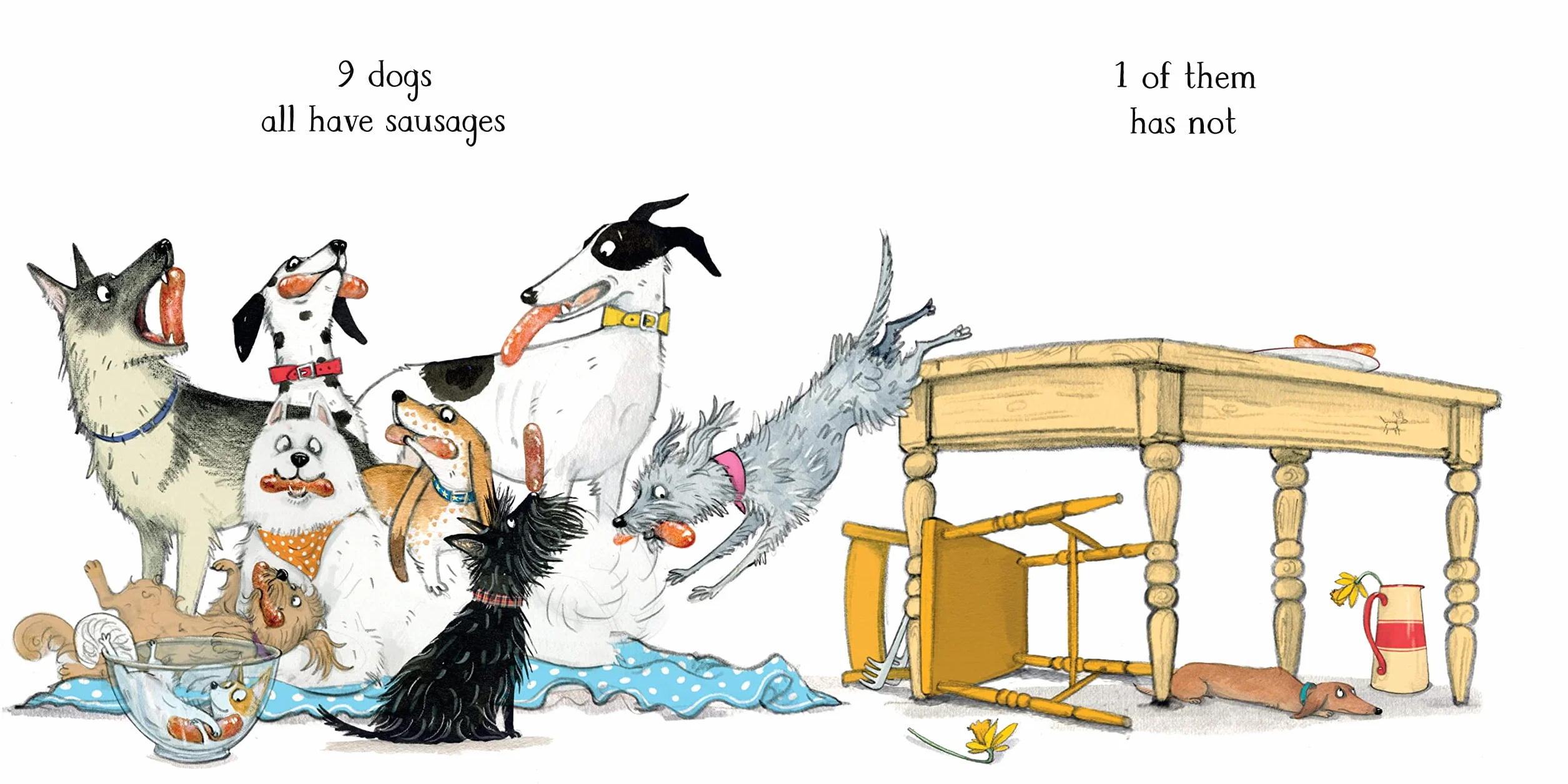 10 Dogs: A Funny Furry Counting Book