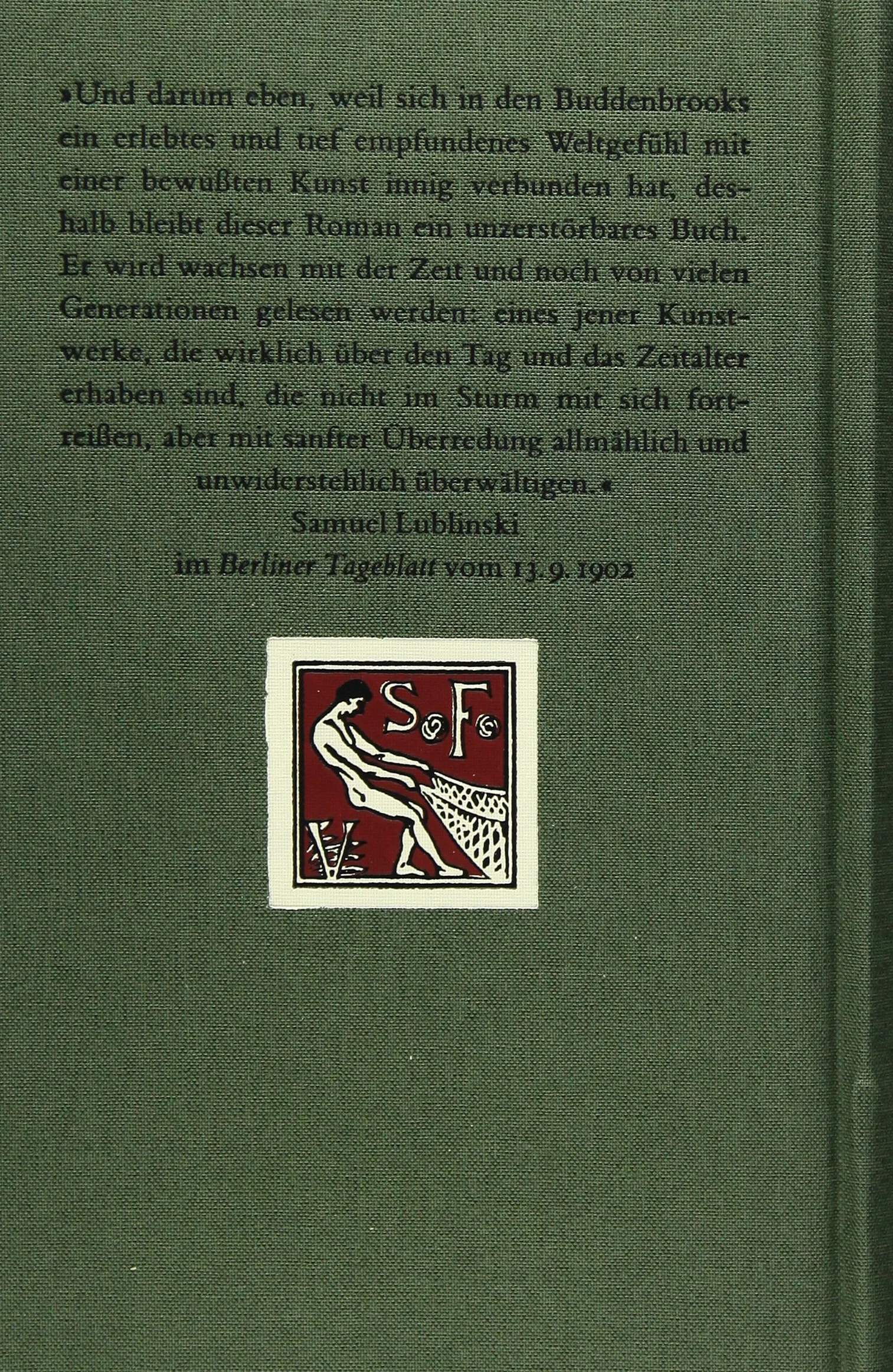 Buddenbrooks. Sonderausgabe: Verfall einer Familie