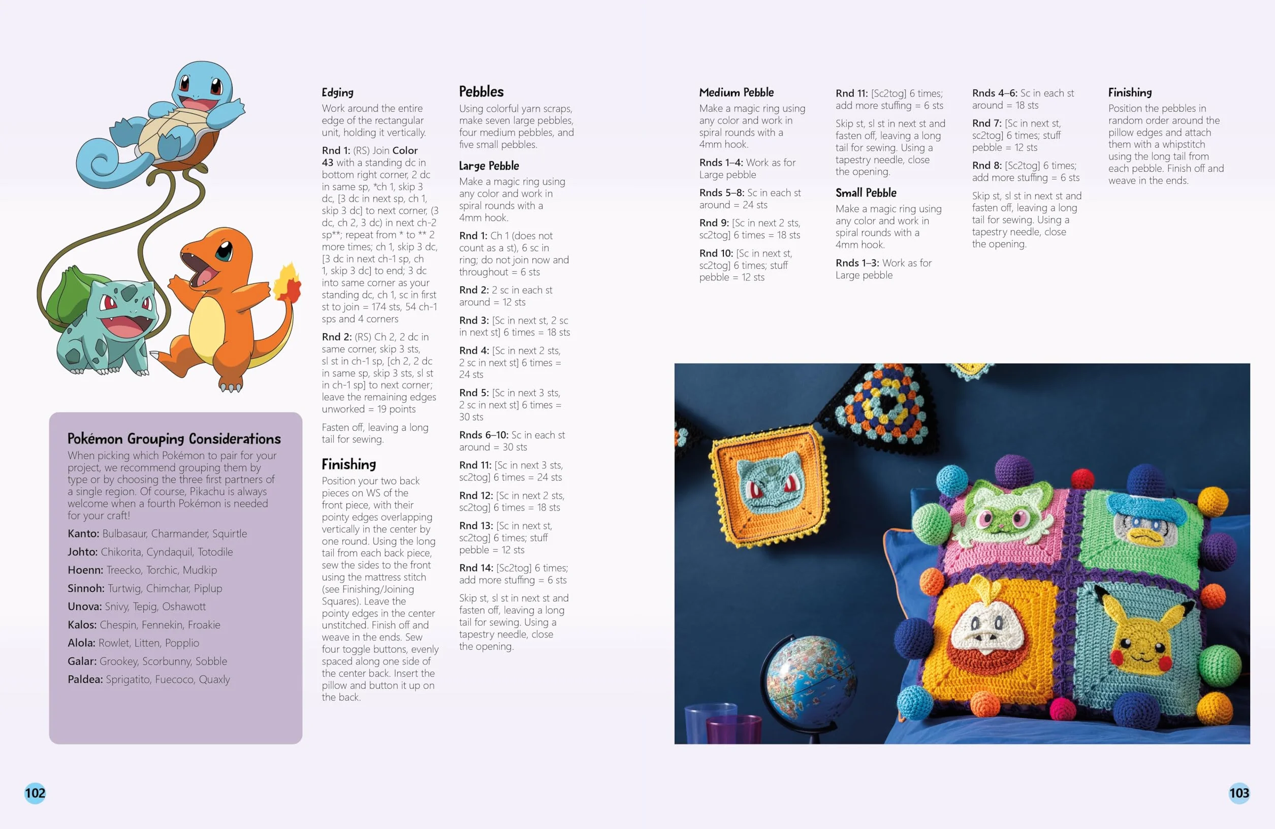 Pokémon Crochet Squares: 30+ Cute Granny Square Patterns for Pikachu & Friends