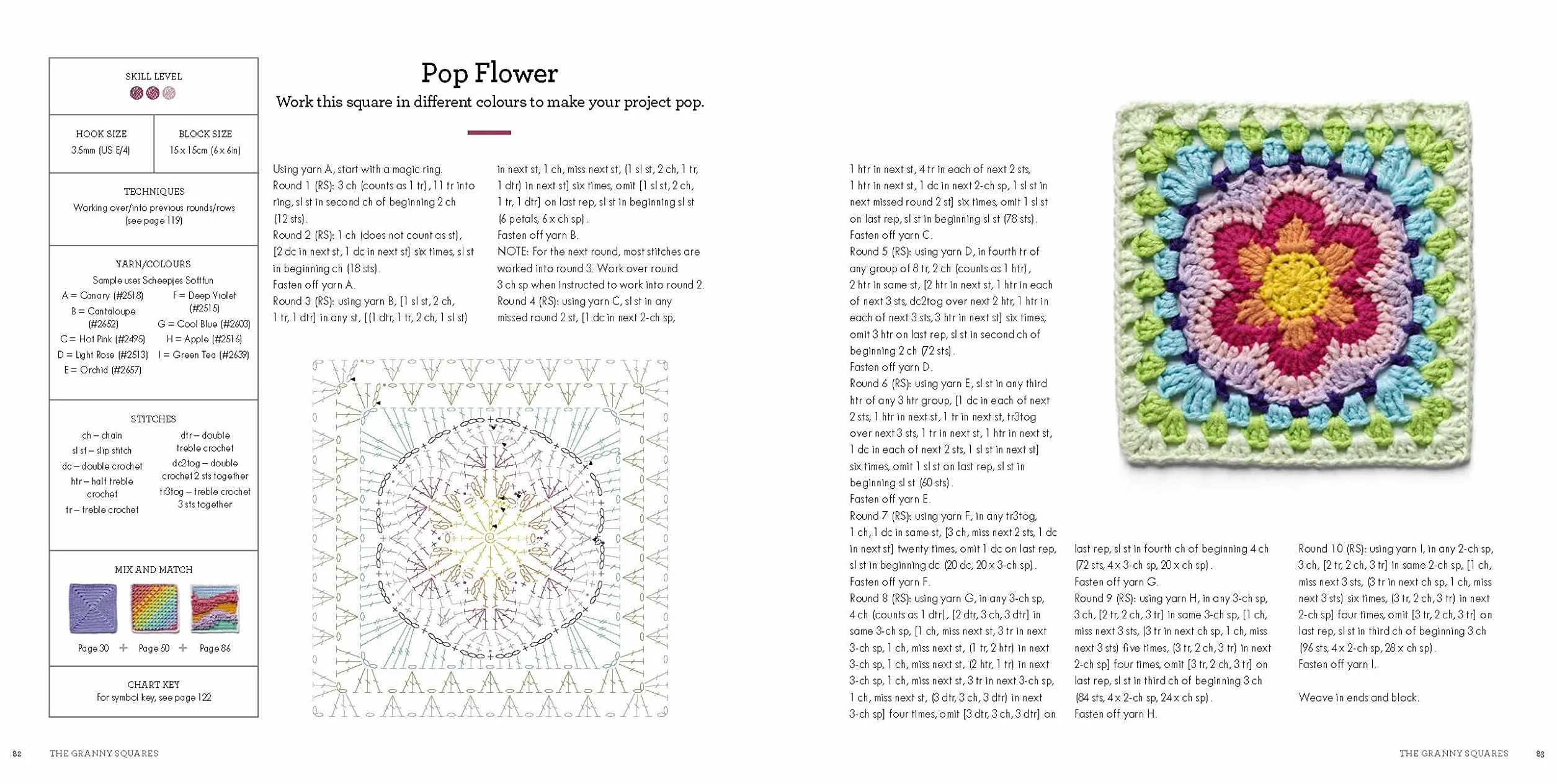 A Modern Girl's Guide to Granny Squares: Crochet Blocks with Colour Combinations