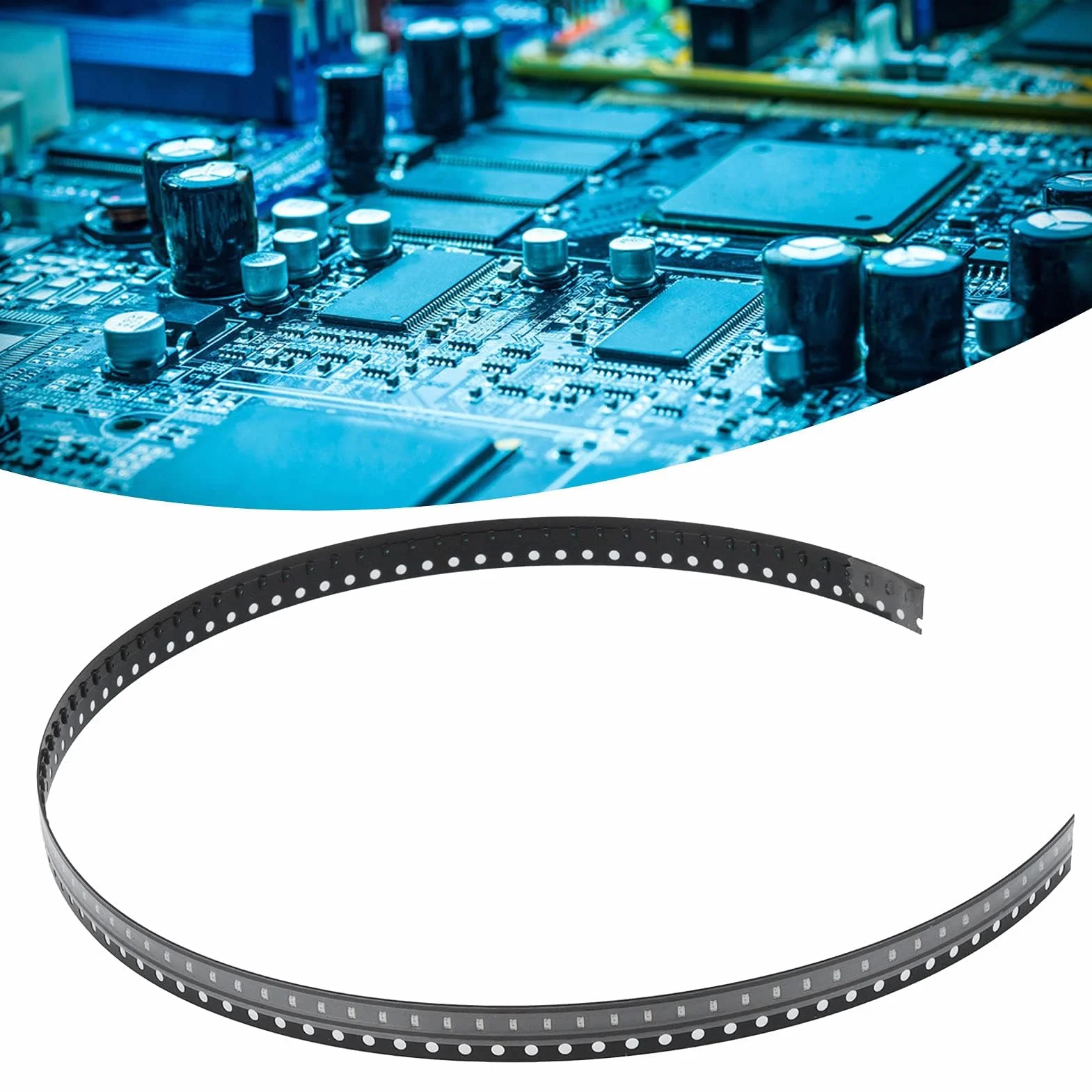 0603 Zestaw Diod LED SMD, 100 Sztuk Diod LED SMD 2800K-3200K Temperatura Barwowa 150-170mcd Jasność Wysoka Wytrzymałość Małe Niskonapięciowe SMD LED do DIY PCB(czerwony)