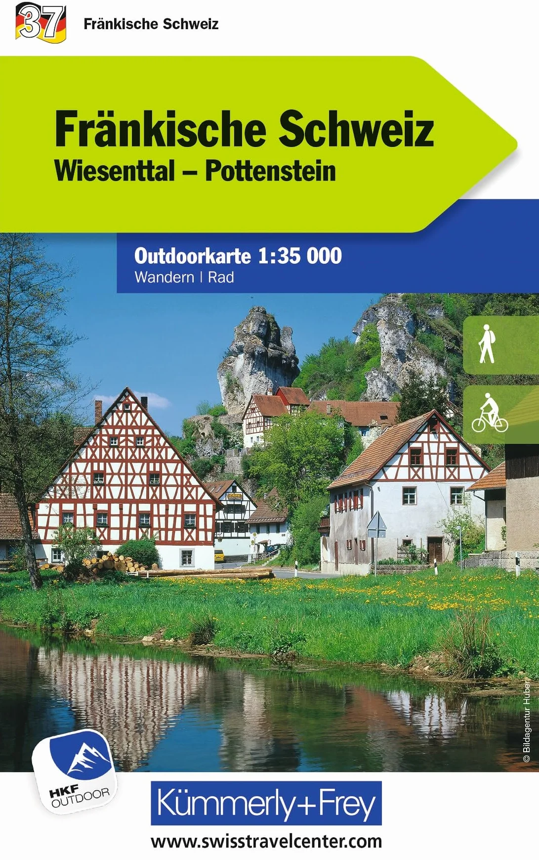Fränkische Schweiz Wiesenttal, Pottenstein Nr. 37 Outdoorkarte Deutschland 1:35 000: Free Download mit HKF Outdoor App