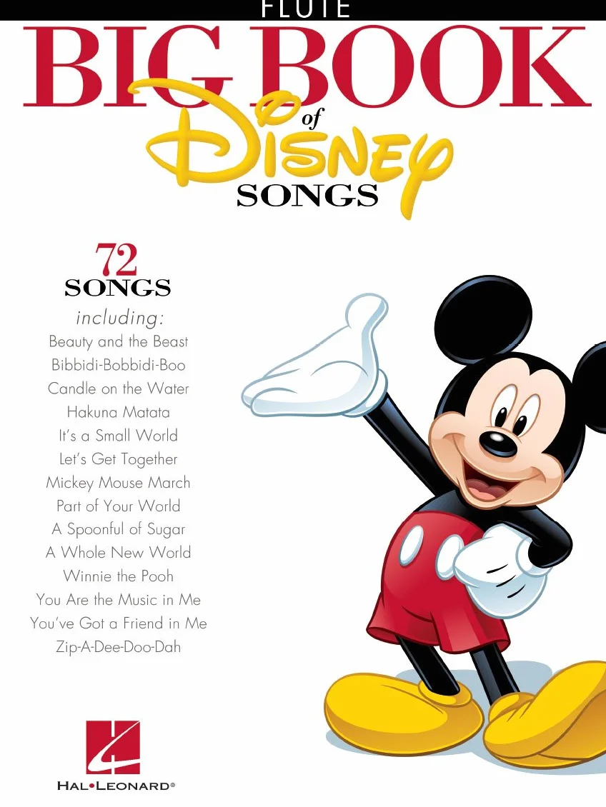The big book of disney songs (flute) flute traversiere