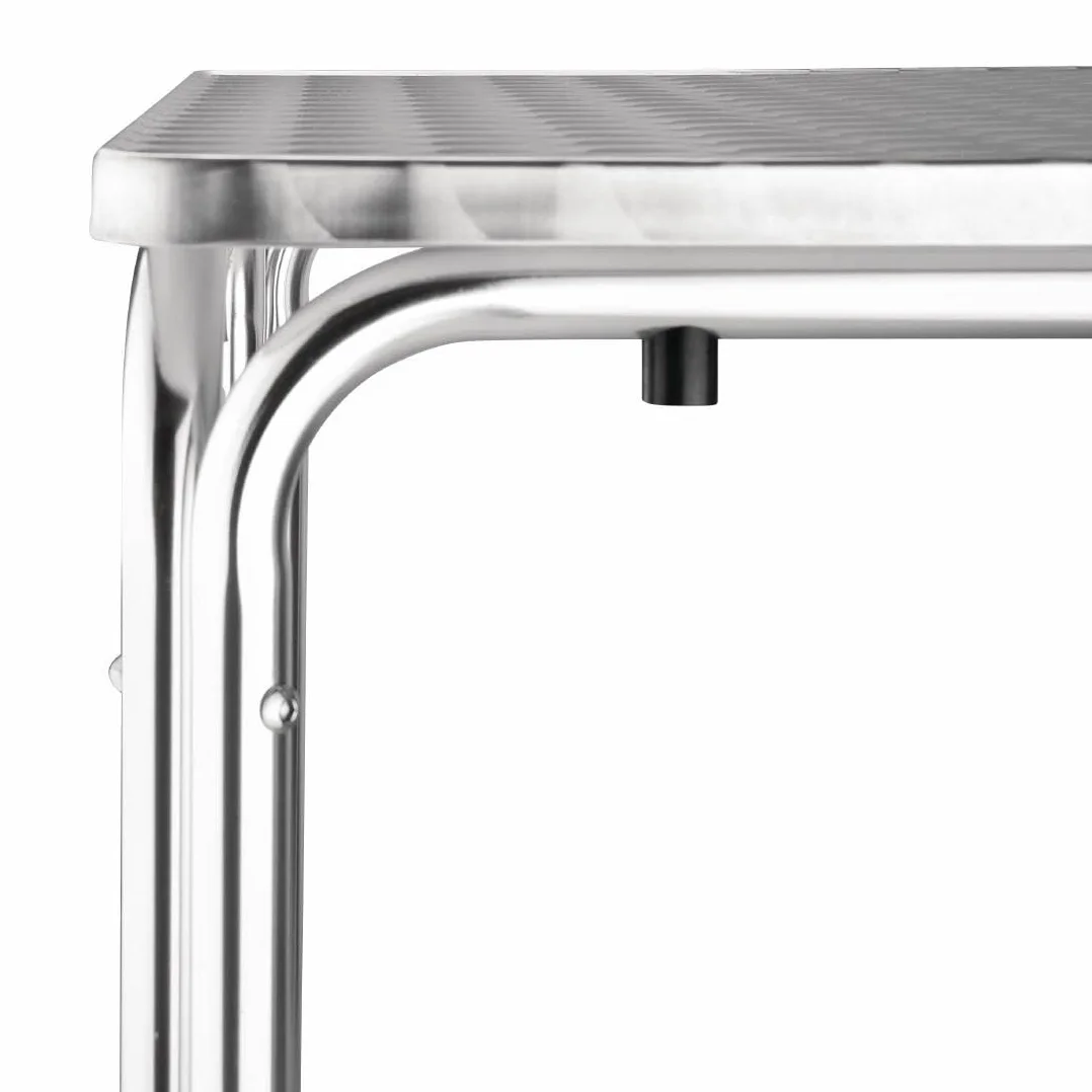 Bolero U505 stół do układania w stos stal nierdzewna kwadratowy 700 mm x 700 mm