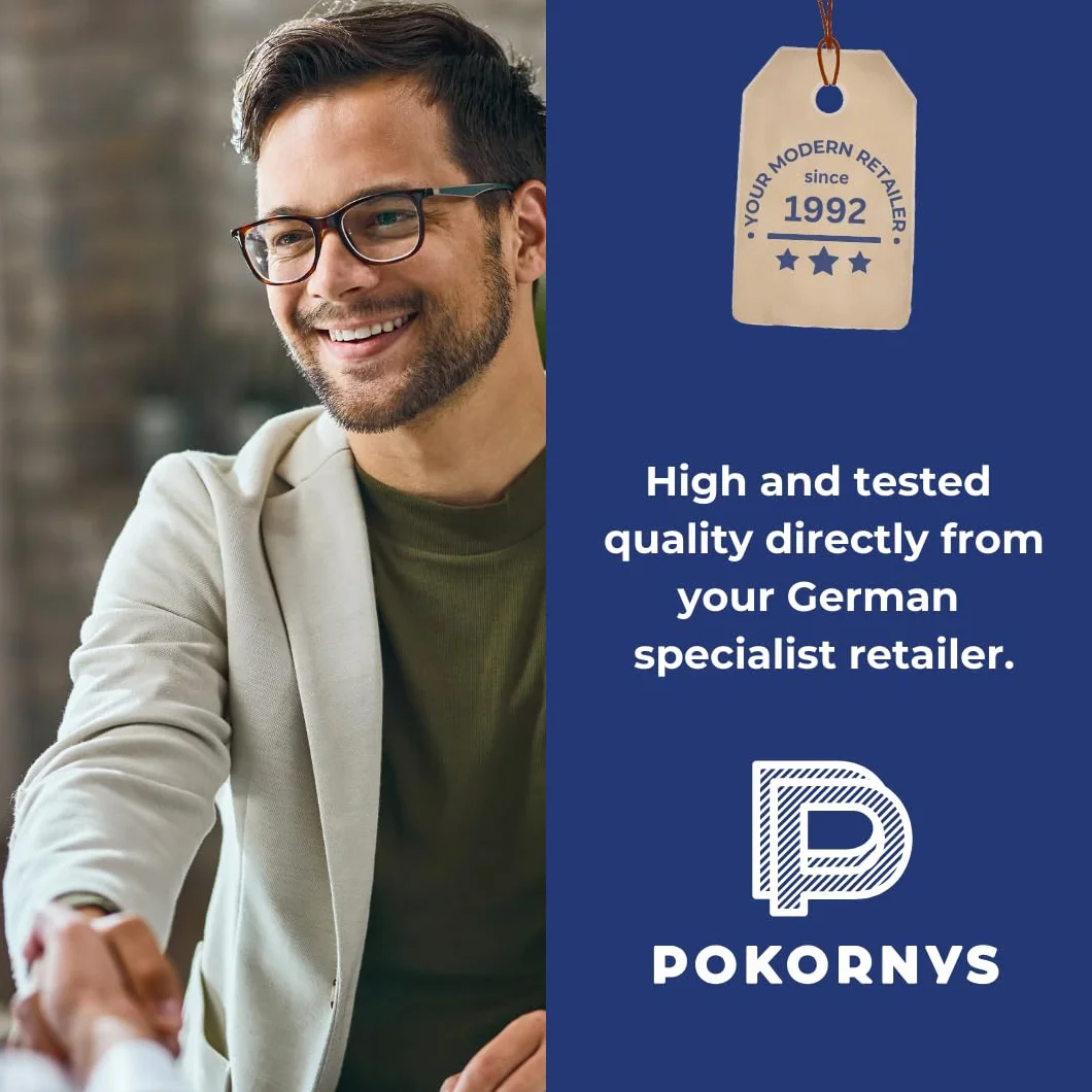 Pokornys Pistolet do etykiet Arrow 9S Standard w zestawie z 1 igłą zapasową + 1000 zszywkami standardowymi 25 mm – pistolet do mocowania metek cenowych na tkaninach tekstylnych, takich jak ubrania, wyroby skórzane itp.