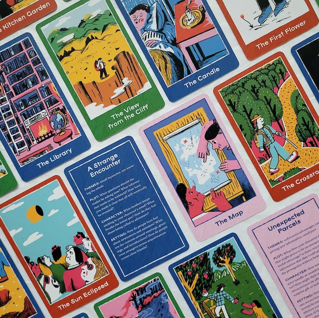 The Writer's Oracle Deck & Guidebook: 50 Cards to Inspire Writing