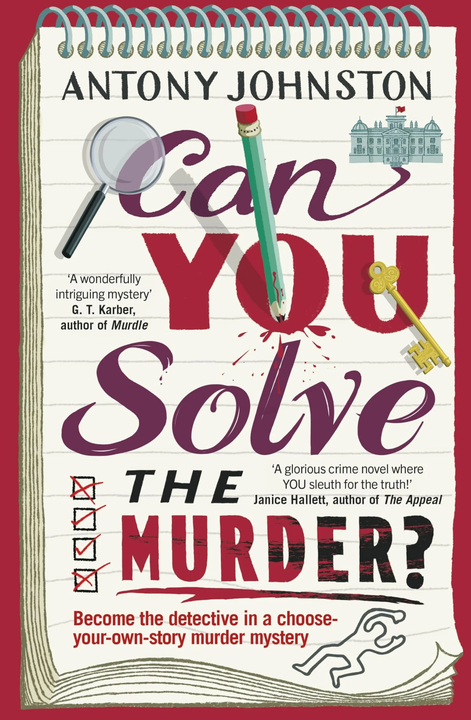 Can You Solve the Murder?: Investigate your own murder mystery and control the story in this interactive crime novel and puzzle book for adults: 1