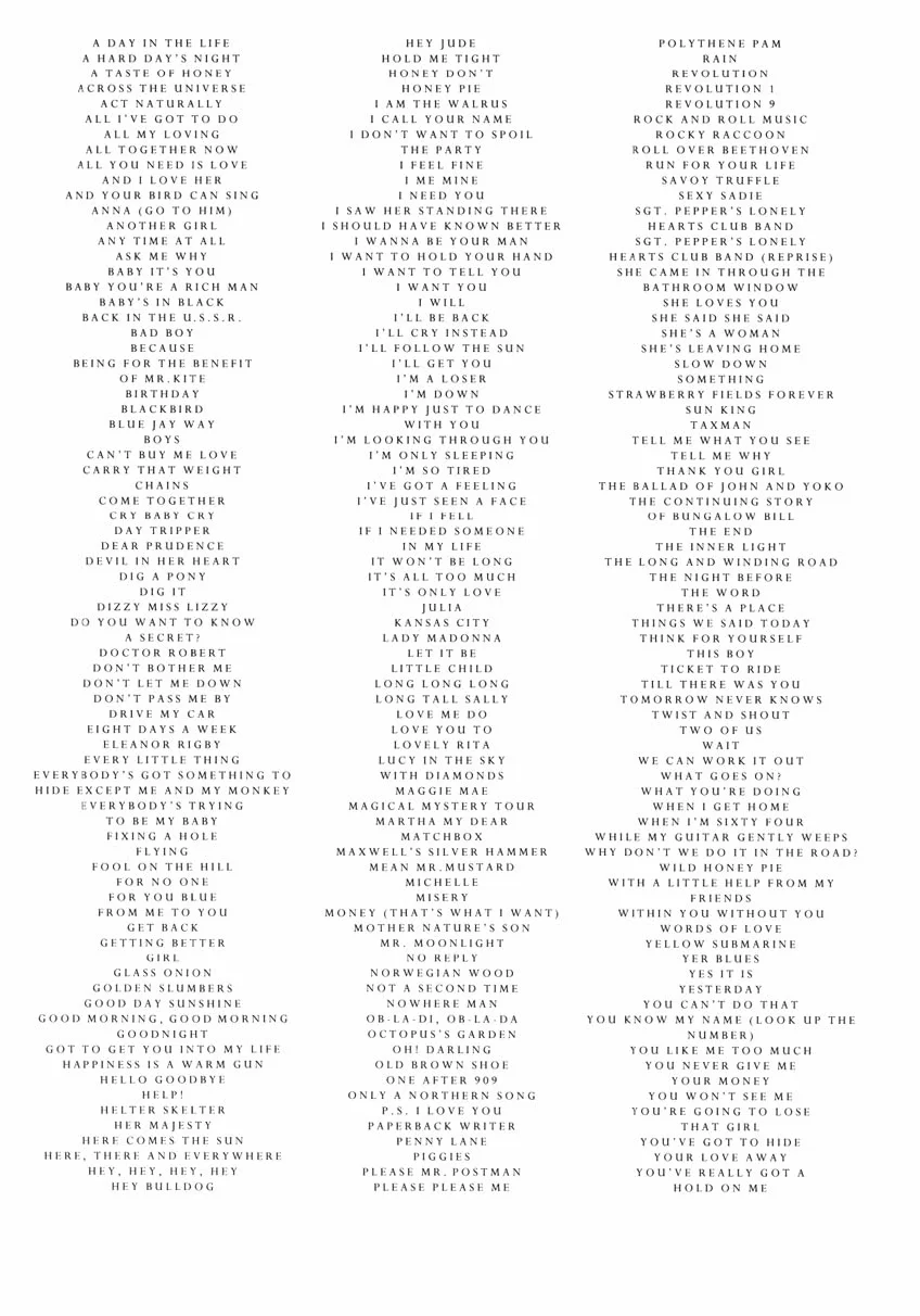 The Beatles Complete Scores