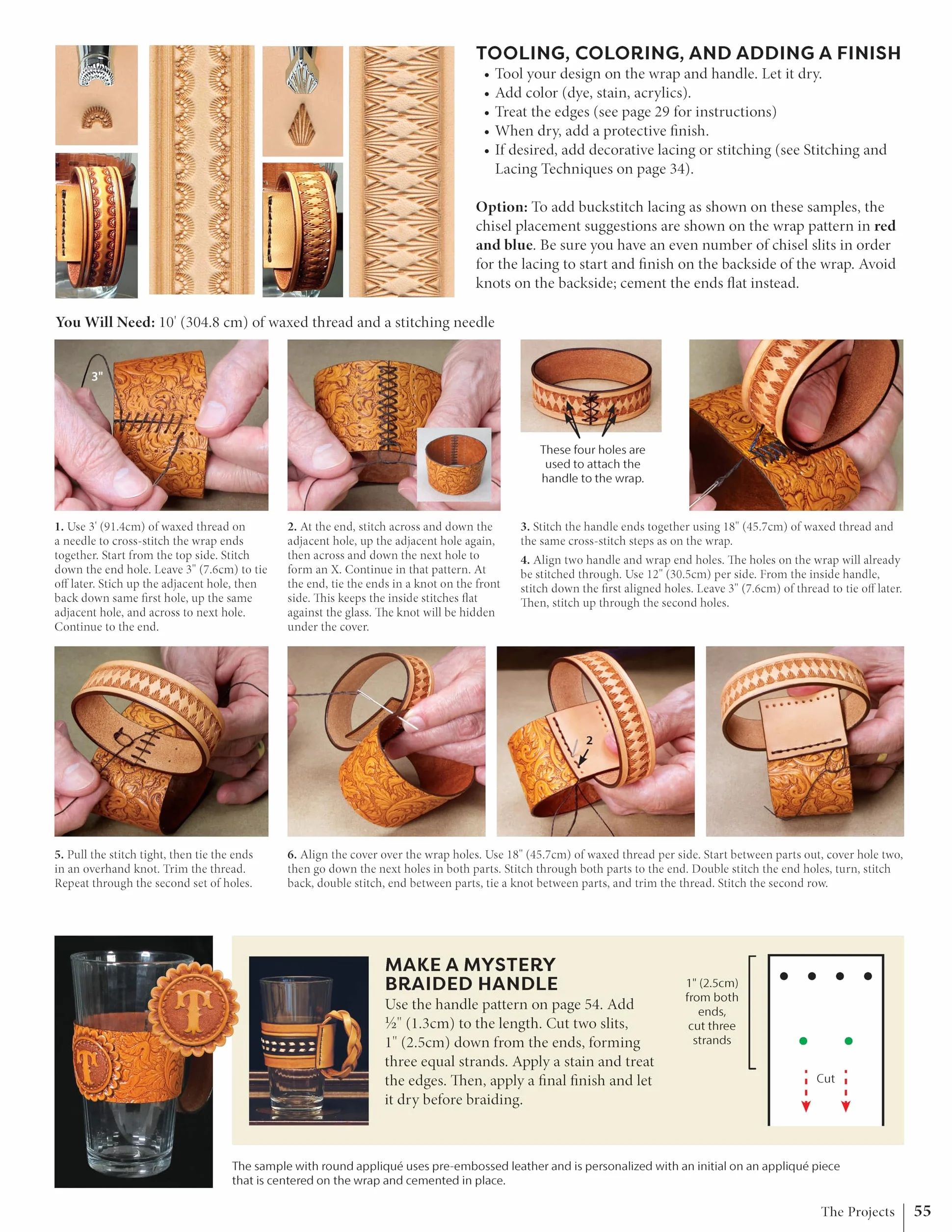 Projects in Leather: Techniques, Patterns, and Step-by-Step Instructions for Making Over 20 Projects