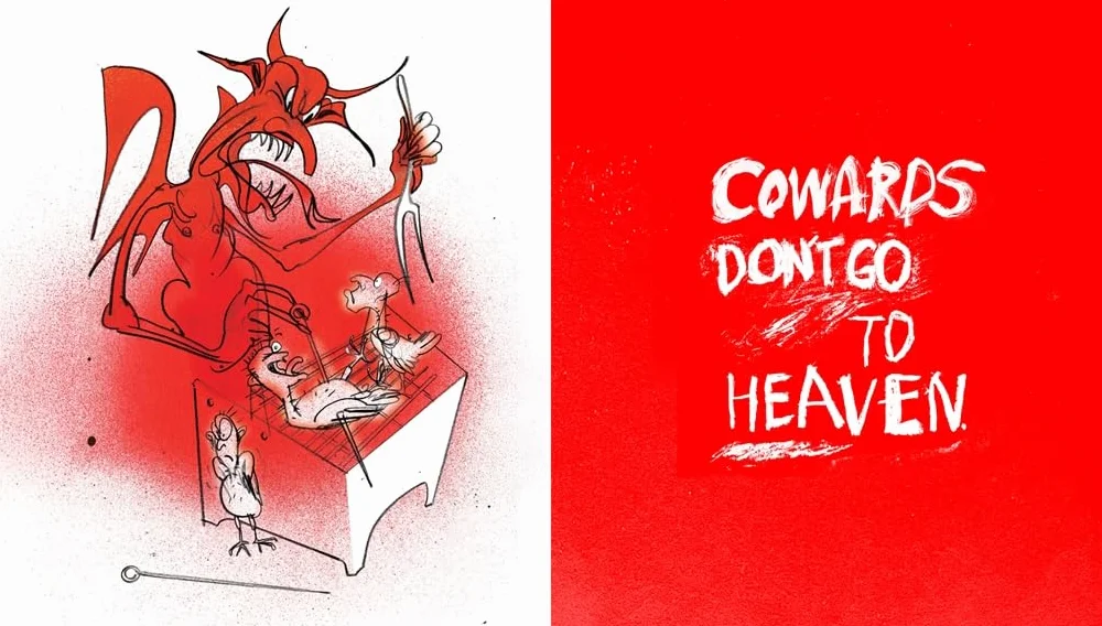 Cowards Don t Go To Heaven /anglais: The Scribblings of A Lost Creative Soul Who Found Paradise