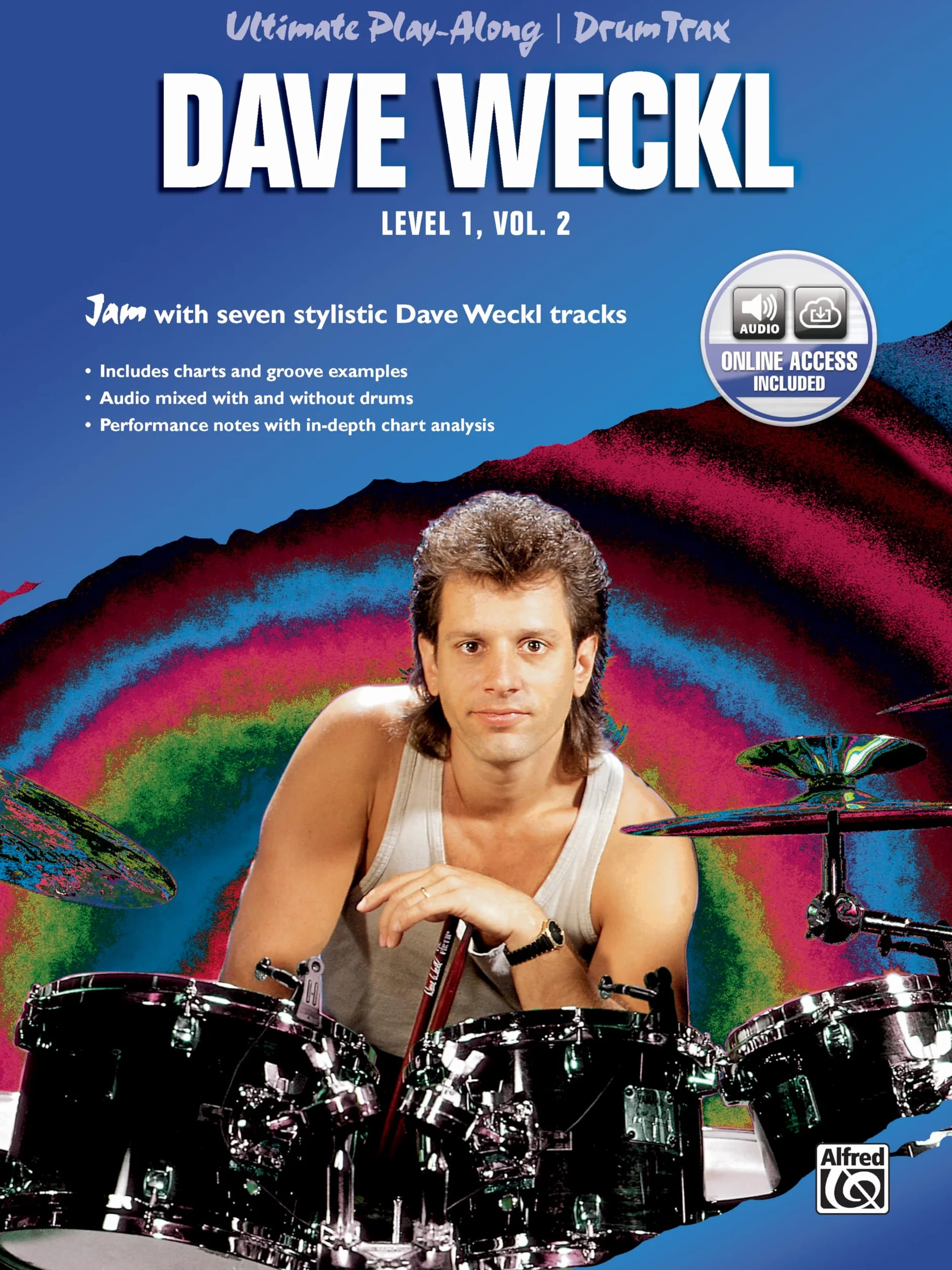 Dave Weckl Ultimate Play-Along Drum Trax Level 1 Vol 2 Book & 2 CDs