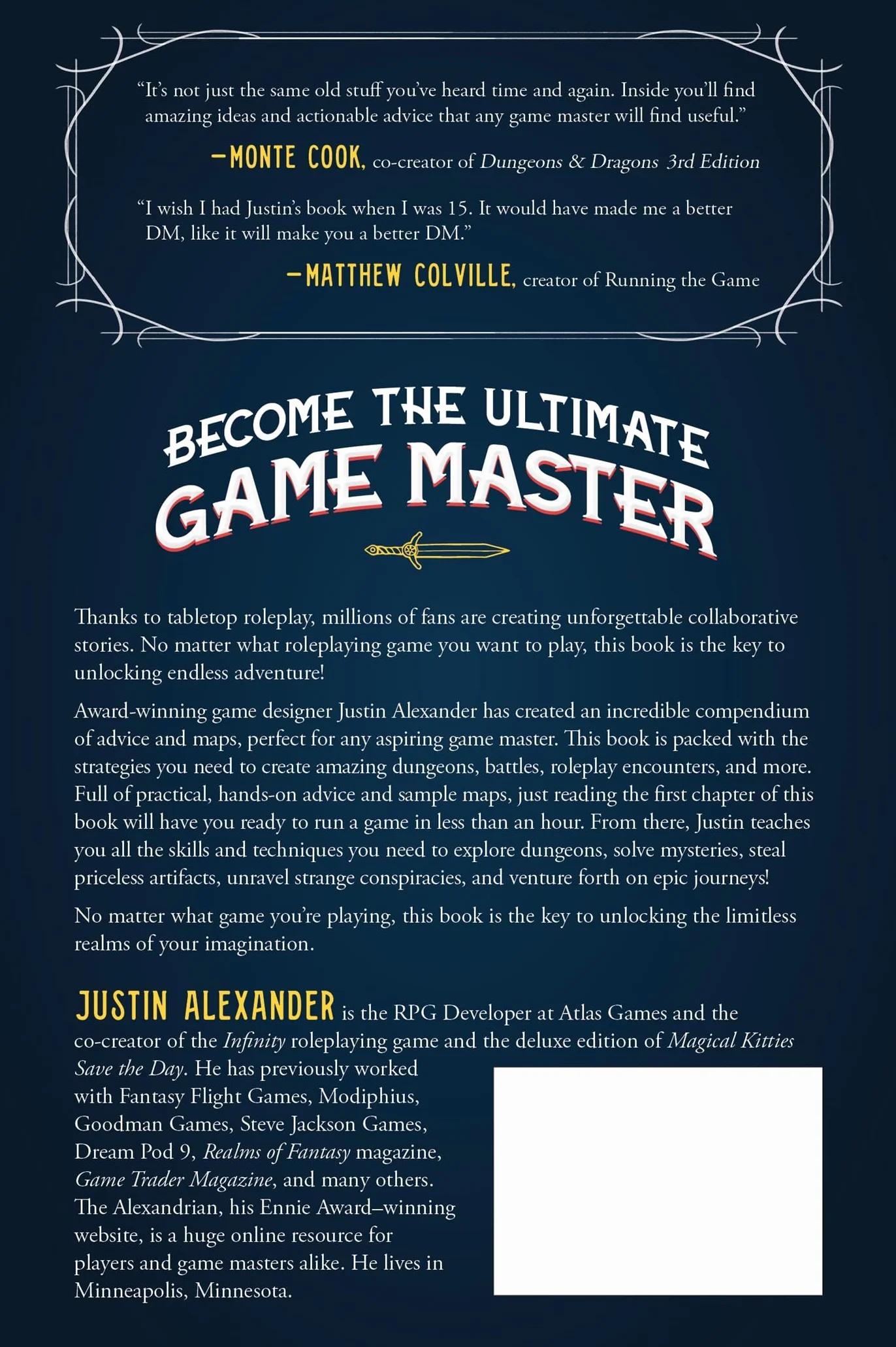 So You Want To Be A Game Master: Everything You Need to Start Your Tabletop Adventure for Dungeons and Dragons, Pathfinder, and Other Systems
